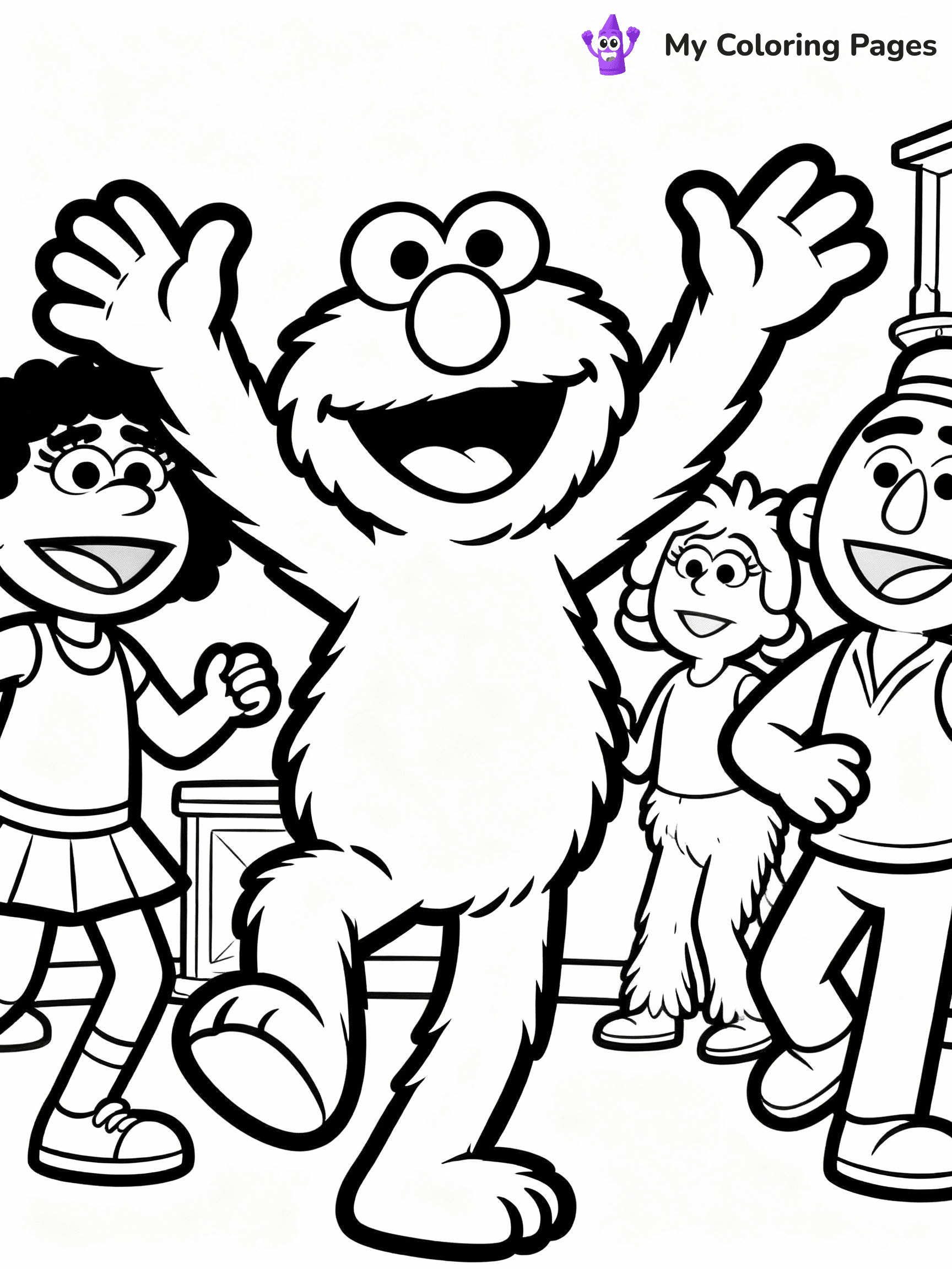 Elmo Coloring Pages - 21