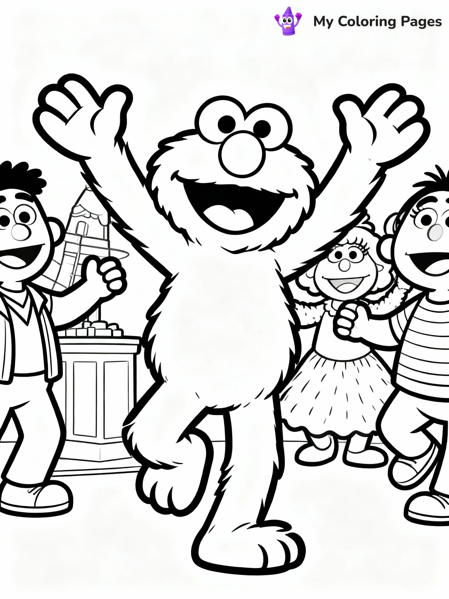Elmo Coloring Pages - 20
