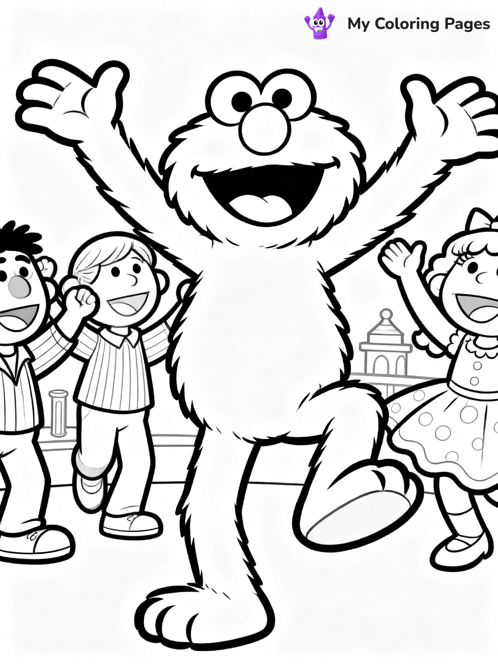 Elmo Coloring Pages - 19