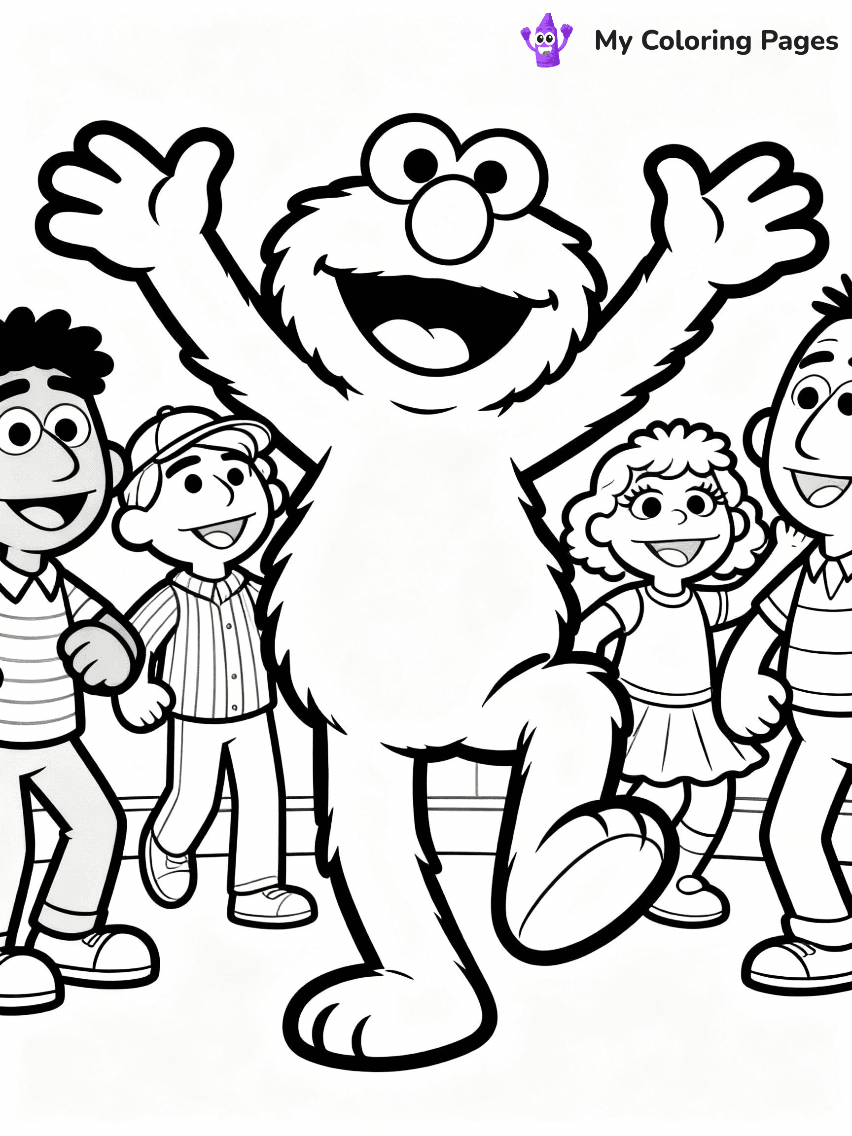 Elmo Coloring Pages - 18