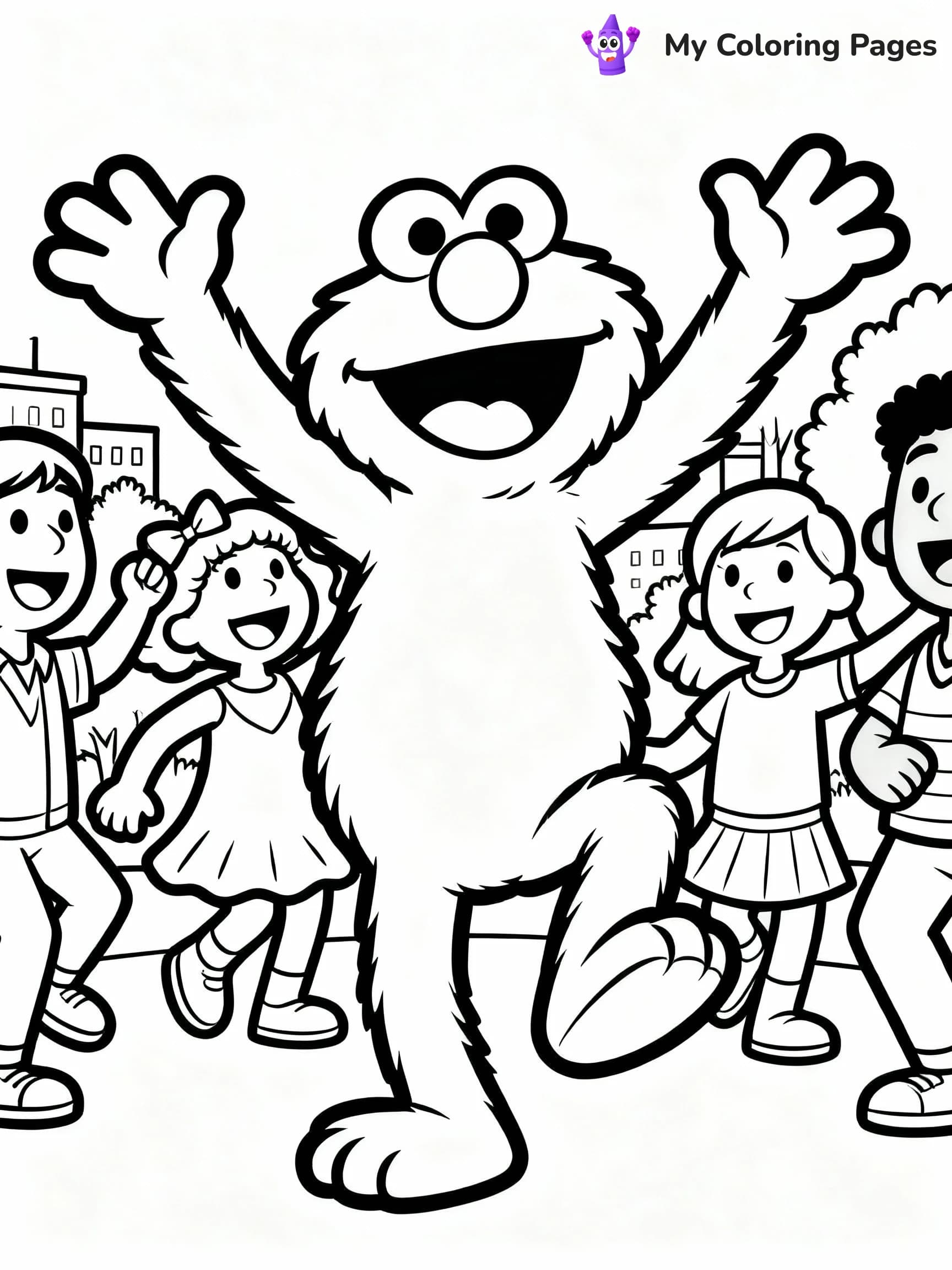 Elmo Coloring Pages - 17