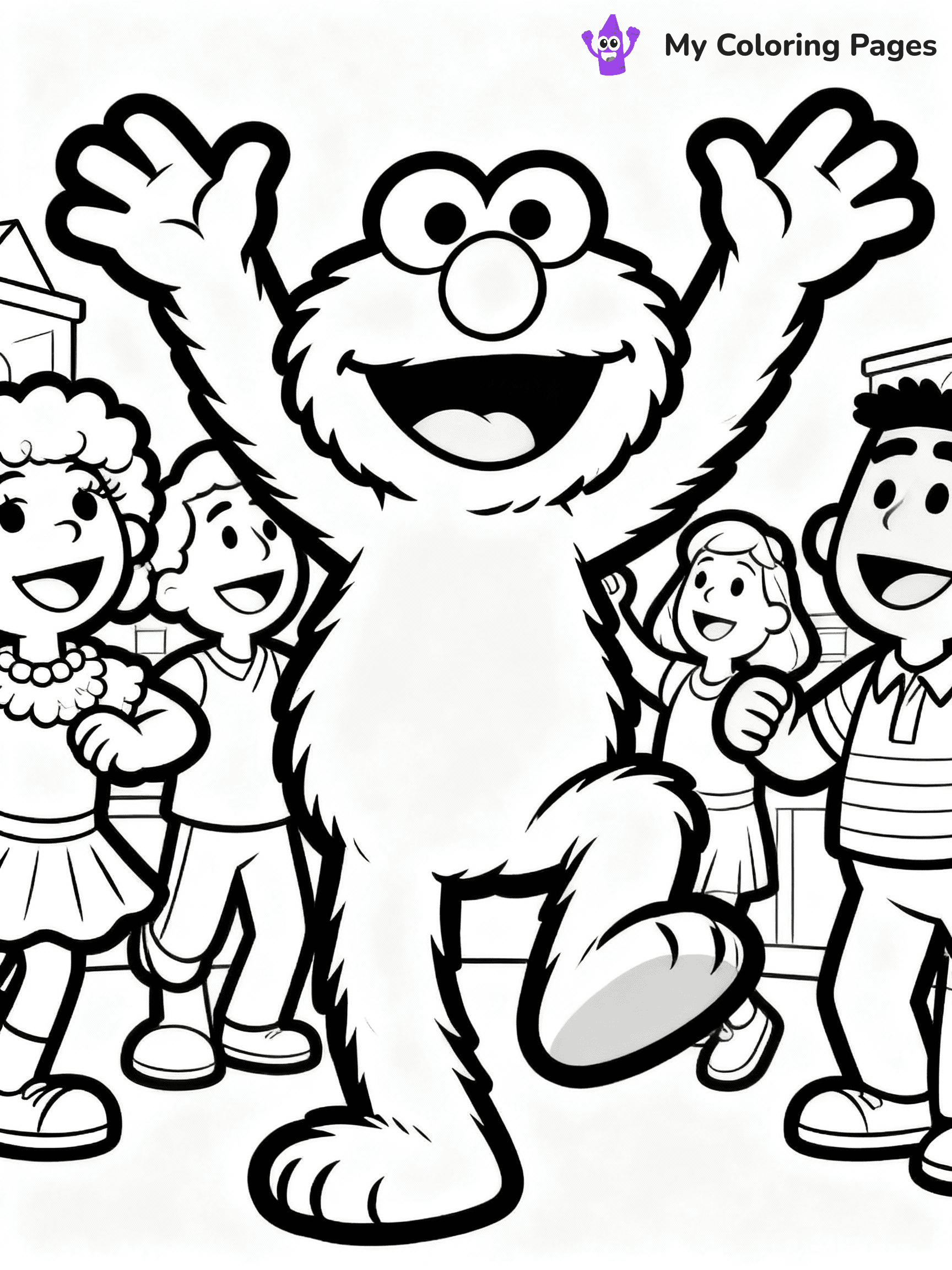 Elmo Coloring Pages - 16