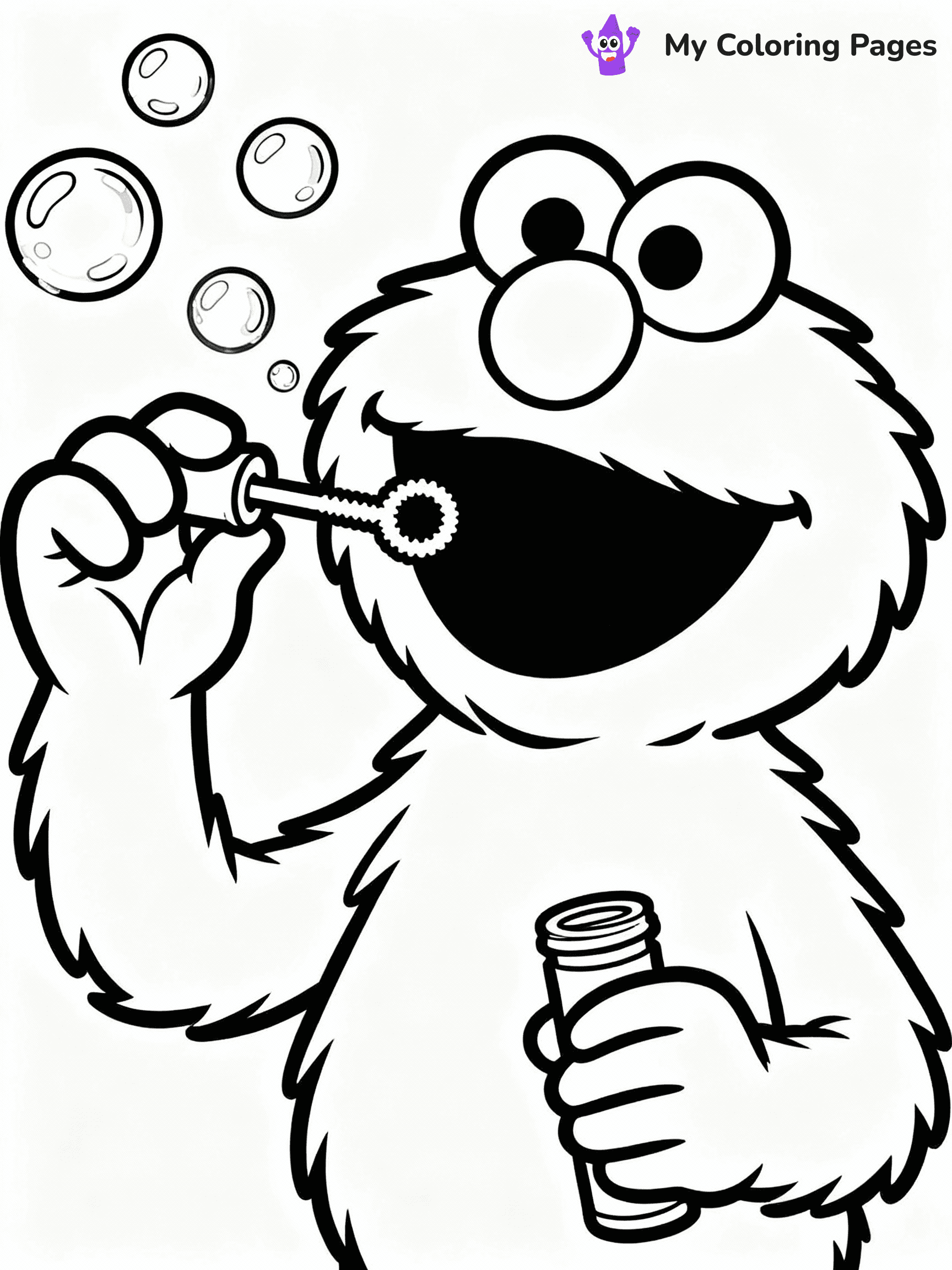 Elmo Coloring Pages - 1