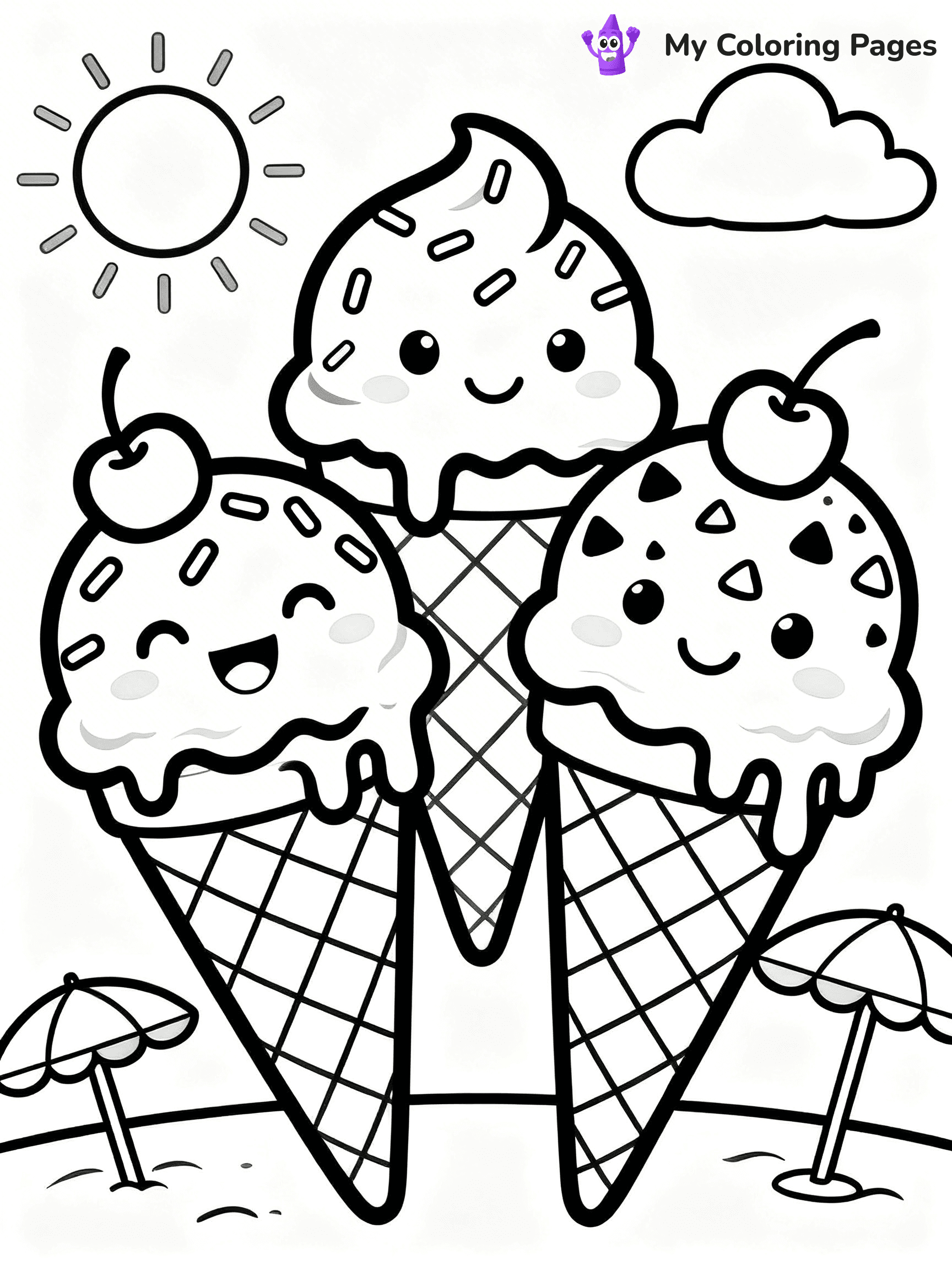 Hello Summer Coloring Pages - 31