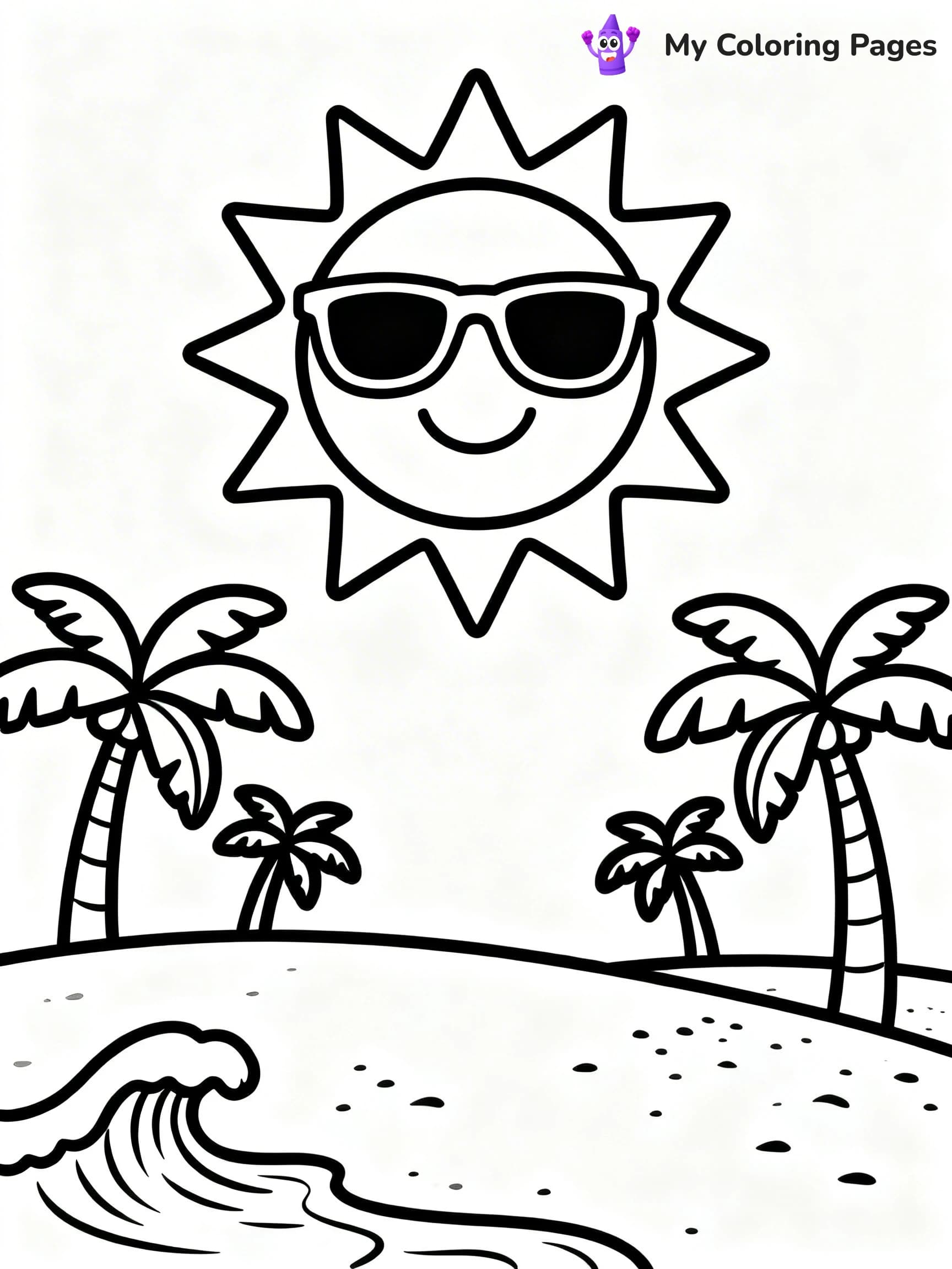 Hello Summer Coloring Pages - 12