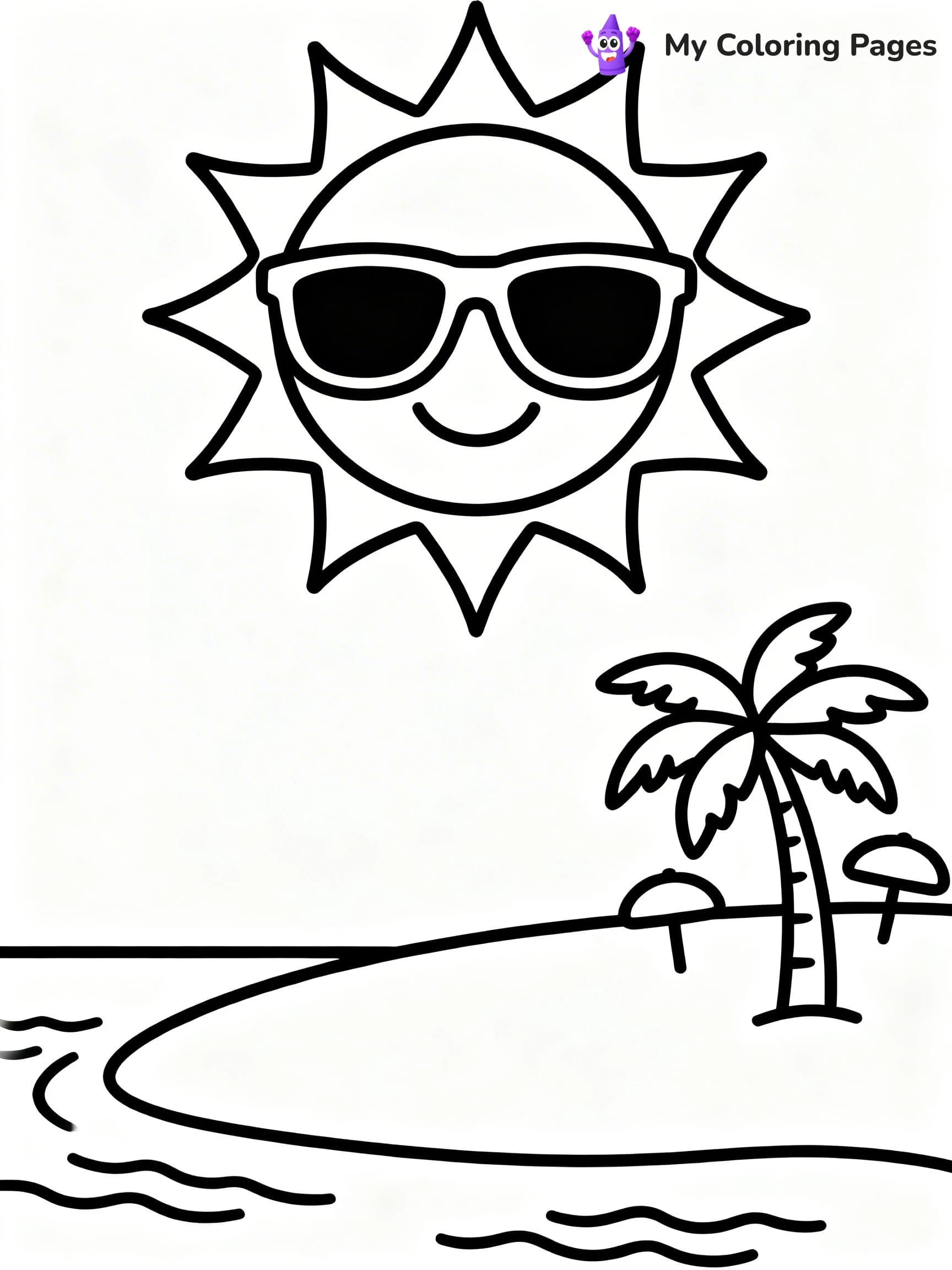 Hello Summer Coloring Pages - 9