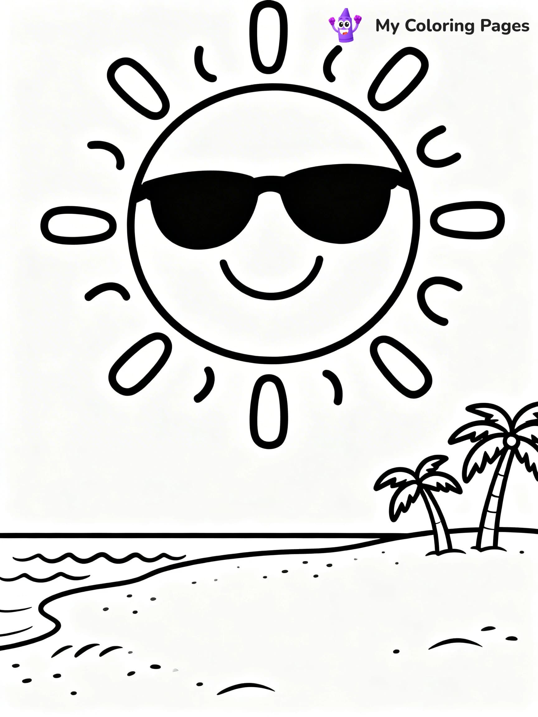 Hello Summer Coloring Pages - 7