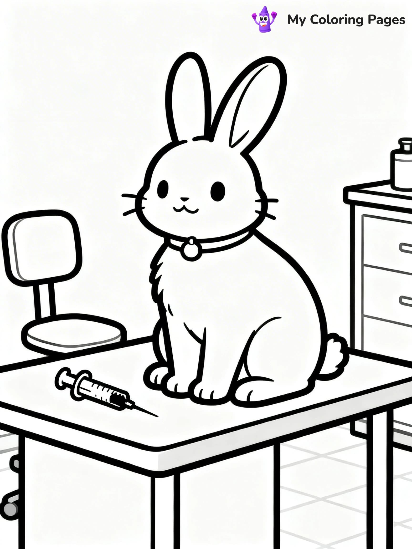 Veterinarian Coloring Pages - 6