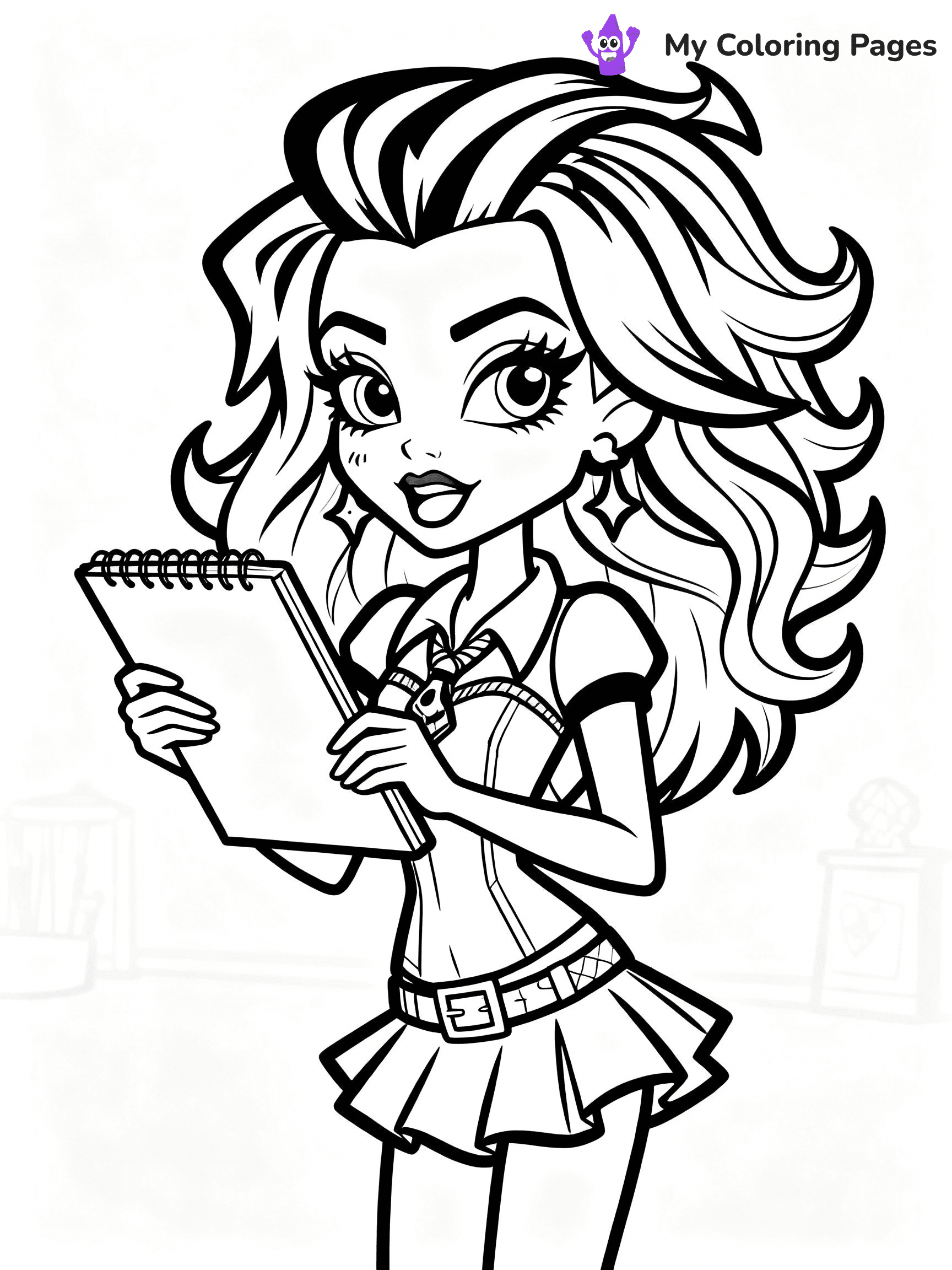 Monster High Coloring Pages - 33