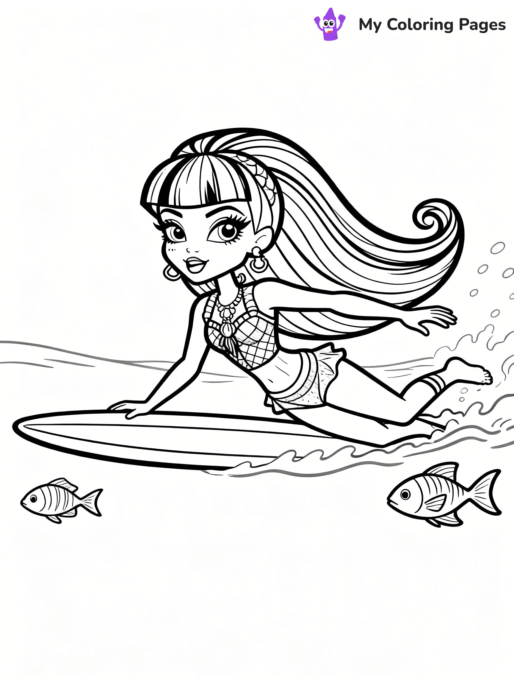 Monster High Coloring Pages - 25