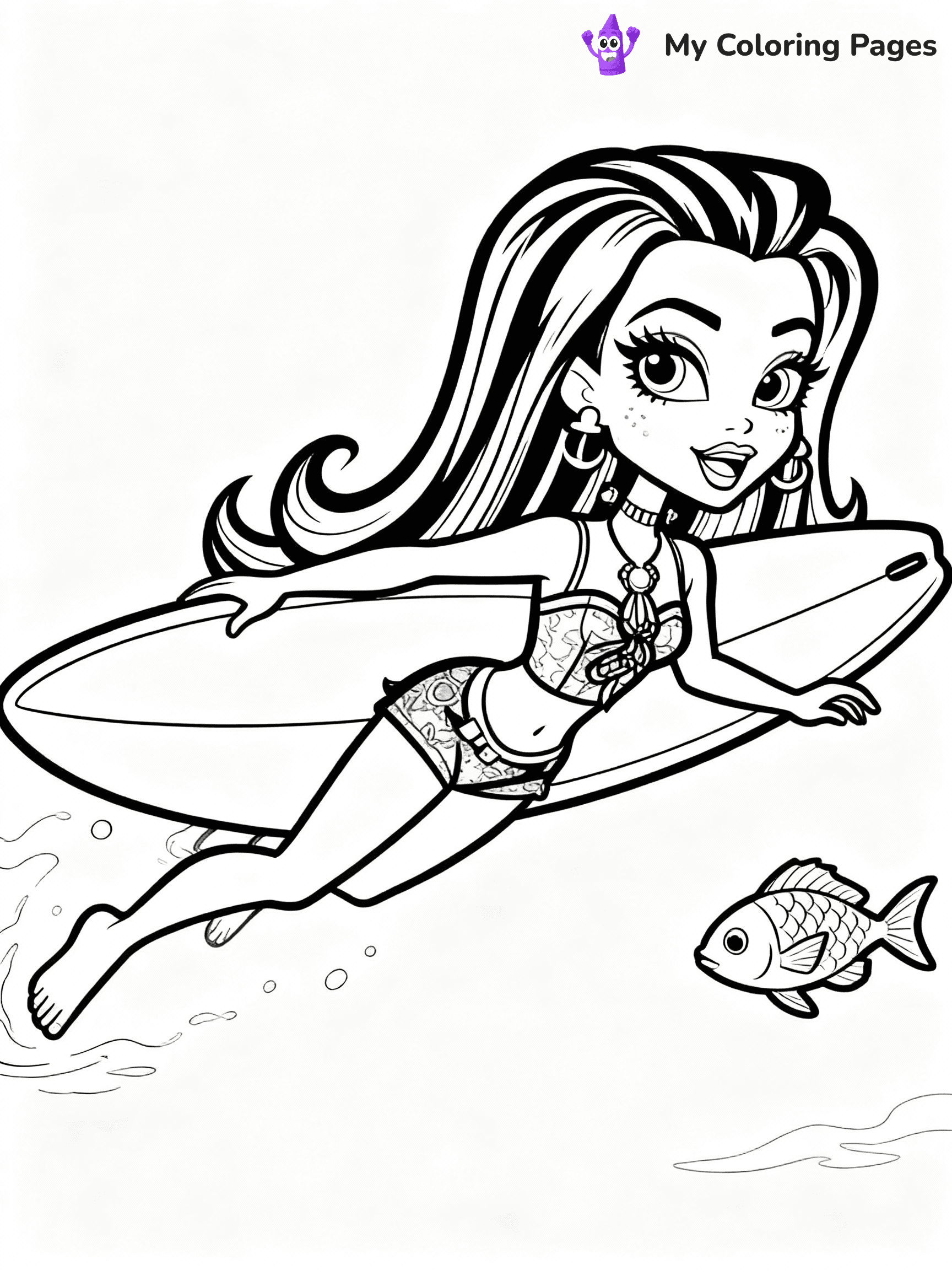 Monster High Coloring Pages - 21