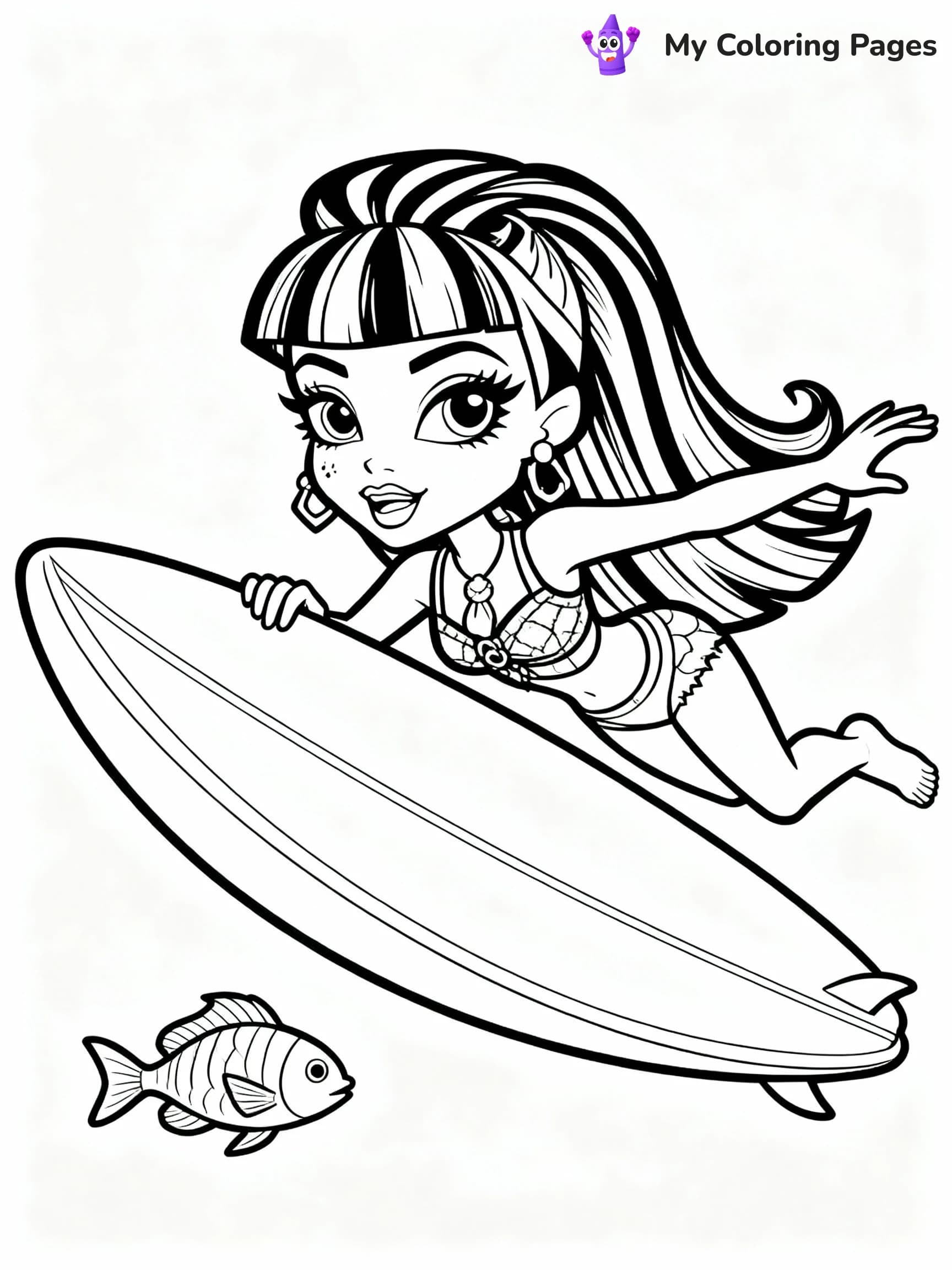 Monster High Coloring Pages - 19