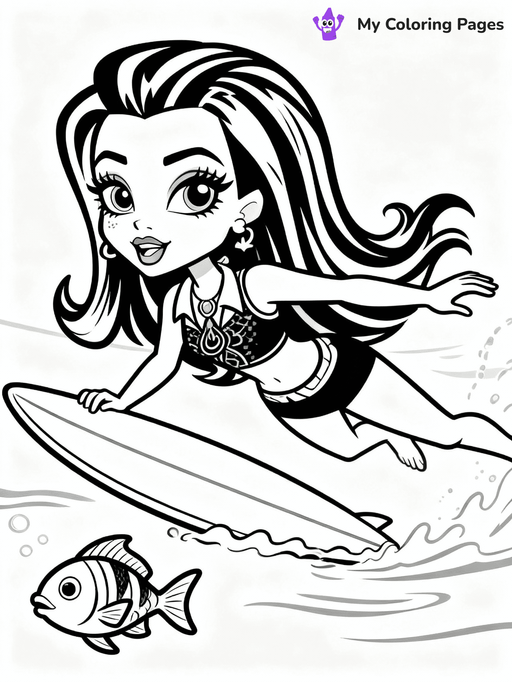 Monster High Coloring Pages - 18