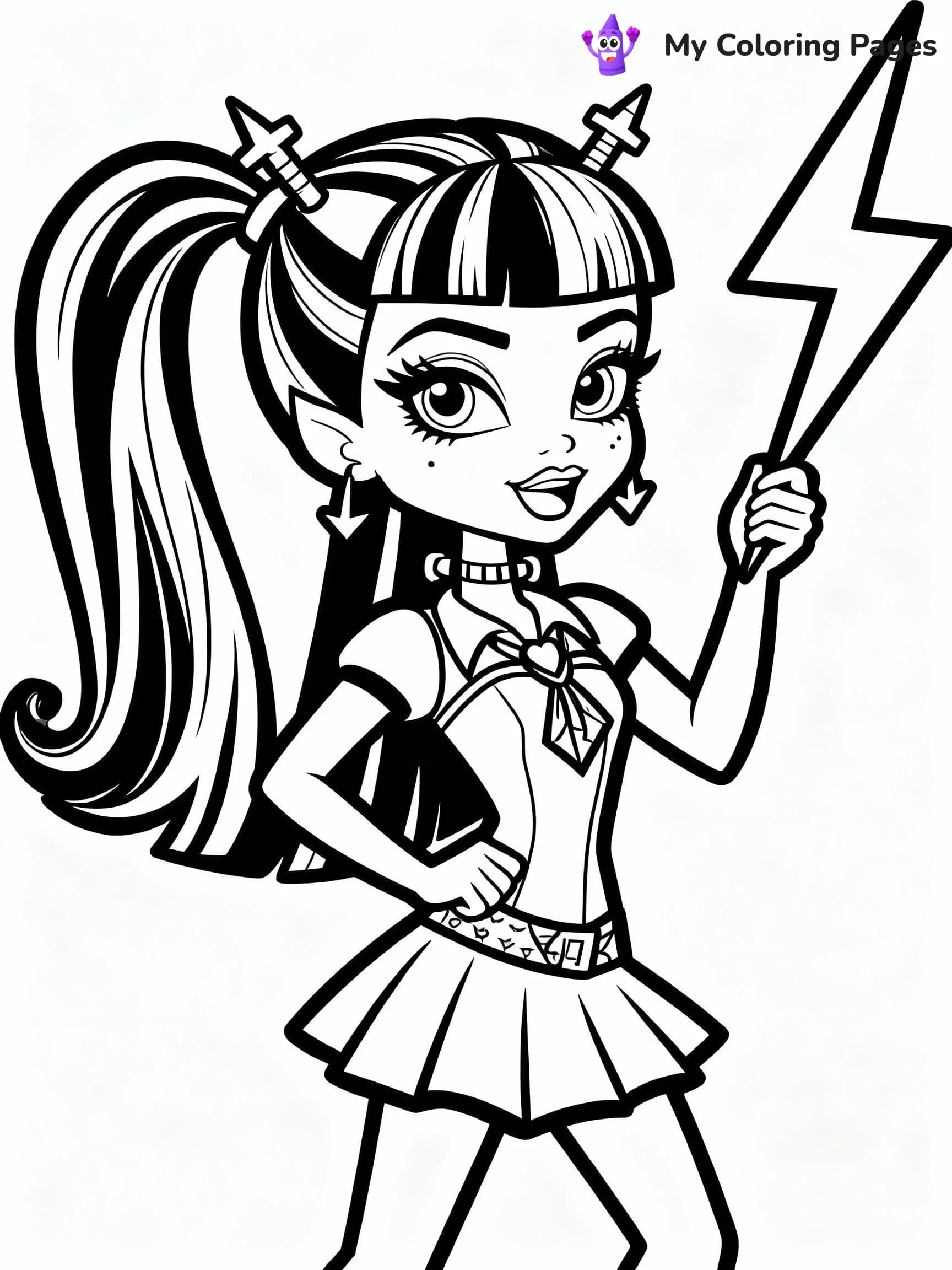 Monster High Coloring Pages - 8