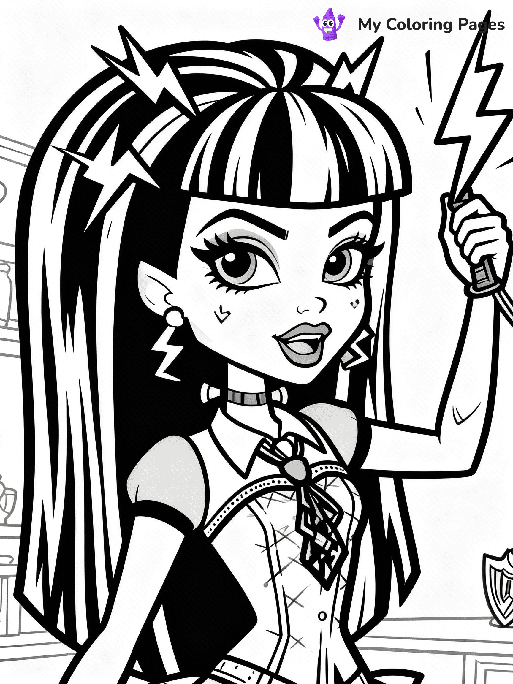 Monster High Coloring Pages - 6
