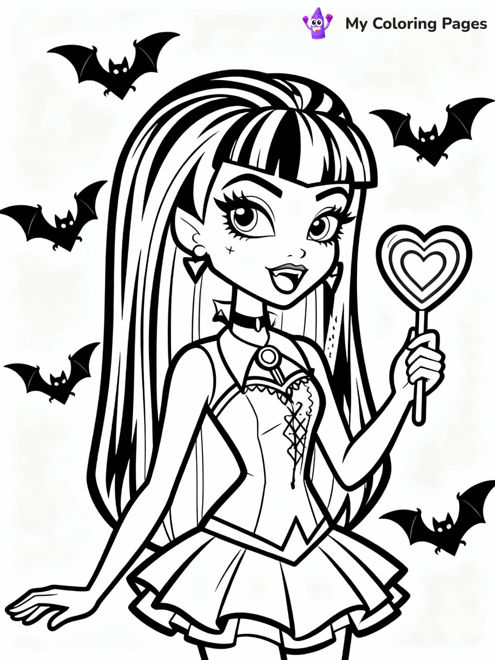 Monster High Coloring Pages - 1