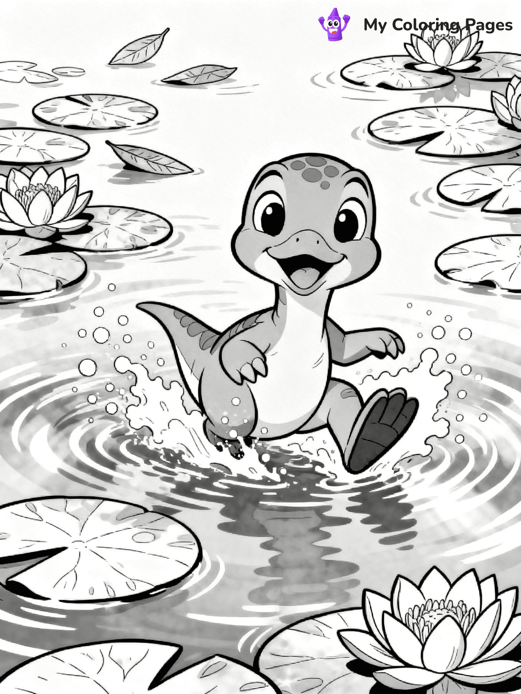 Land Before Time Coloring Pages - 21