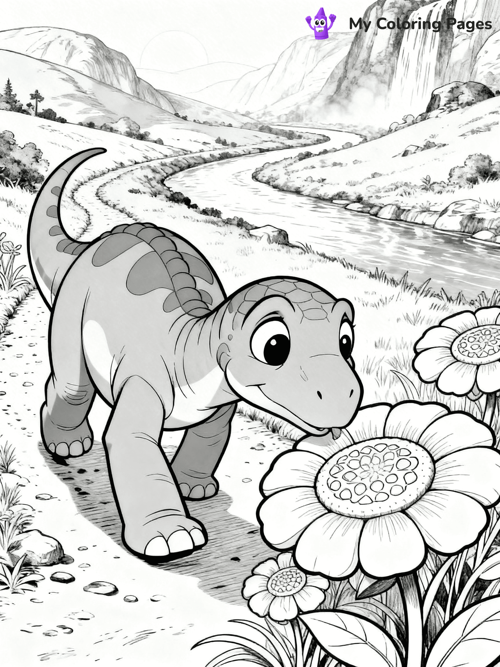 Land Before Time Coloring Pages - 5