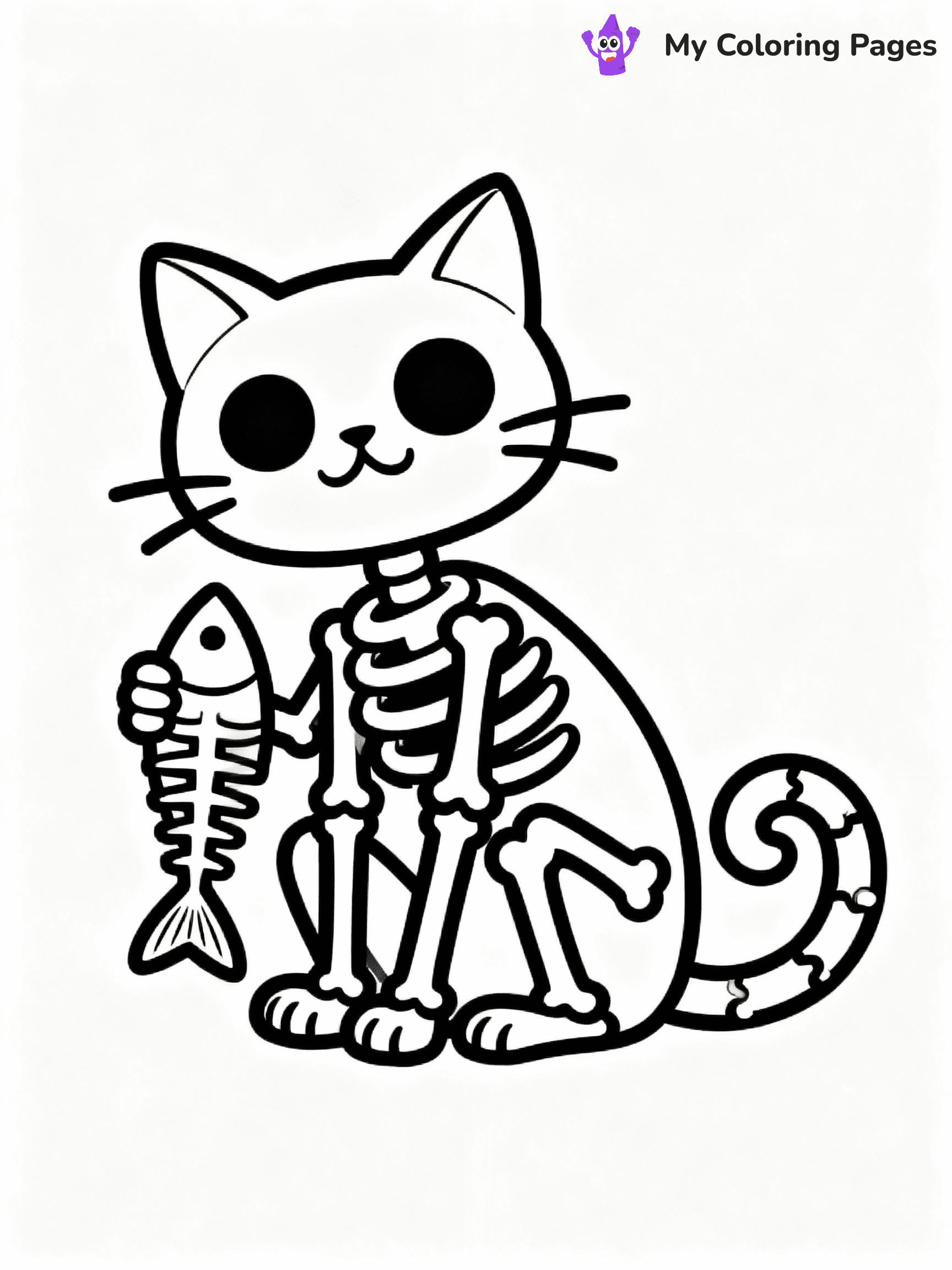 Skeleton Coloring Pages - 25