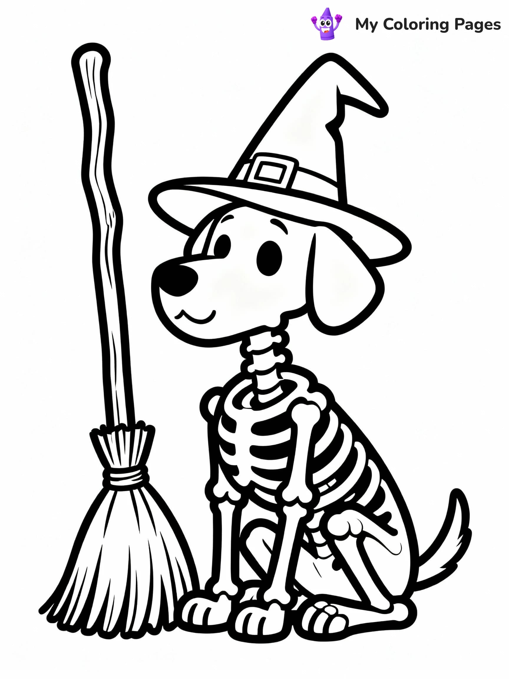 Skeleton Coloring Pages - 20