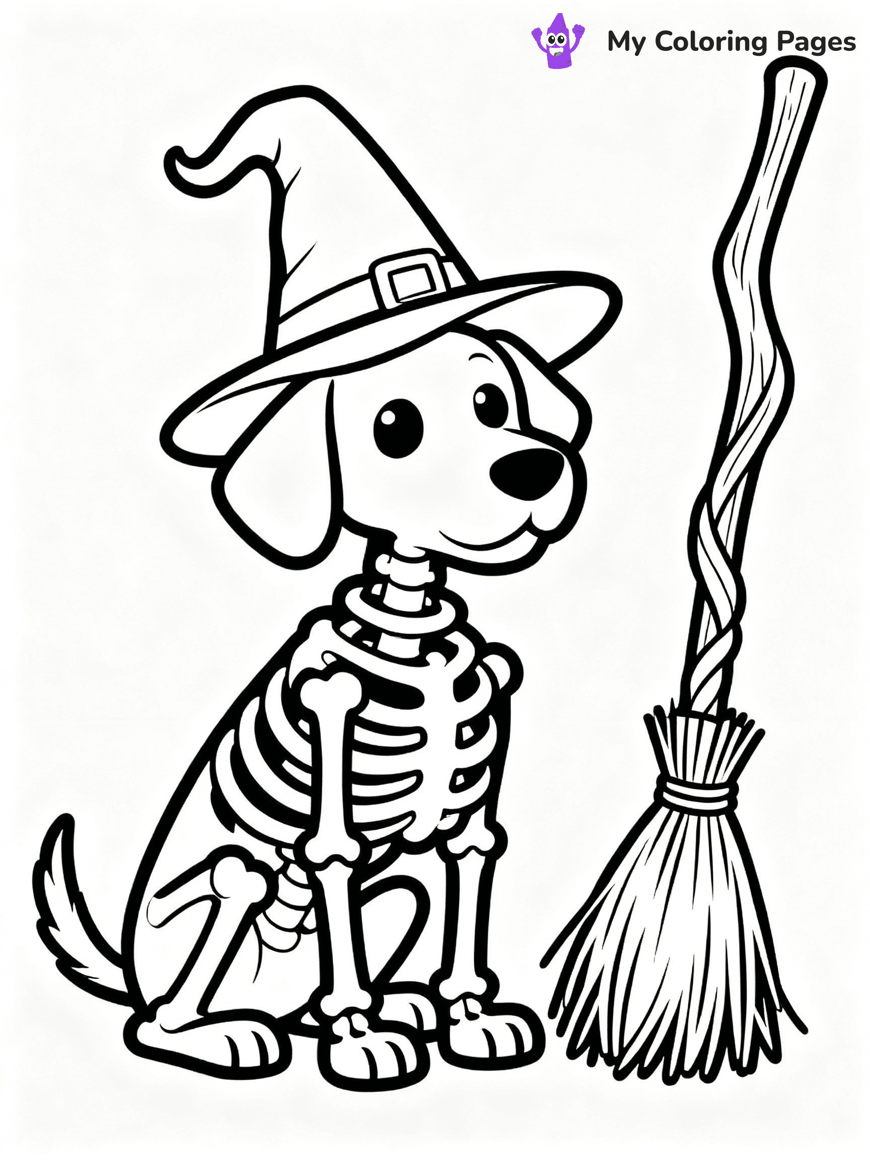 Skeleton Coloring Pages - 18