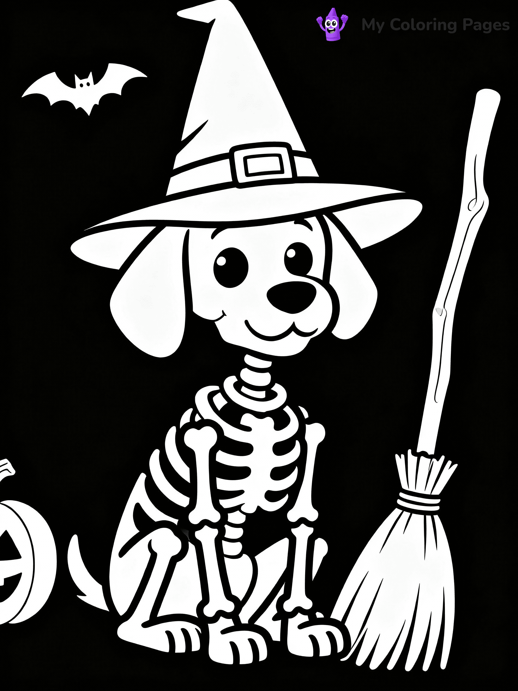 Skeleton Coloring Pages - 16