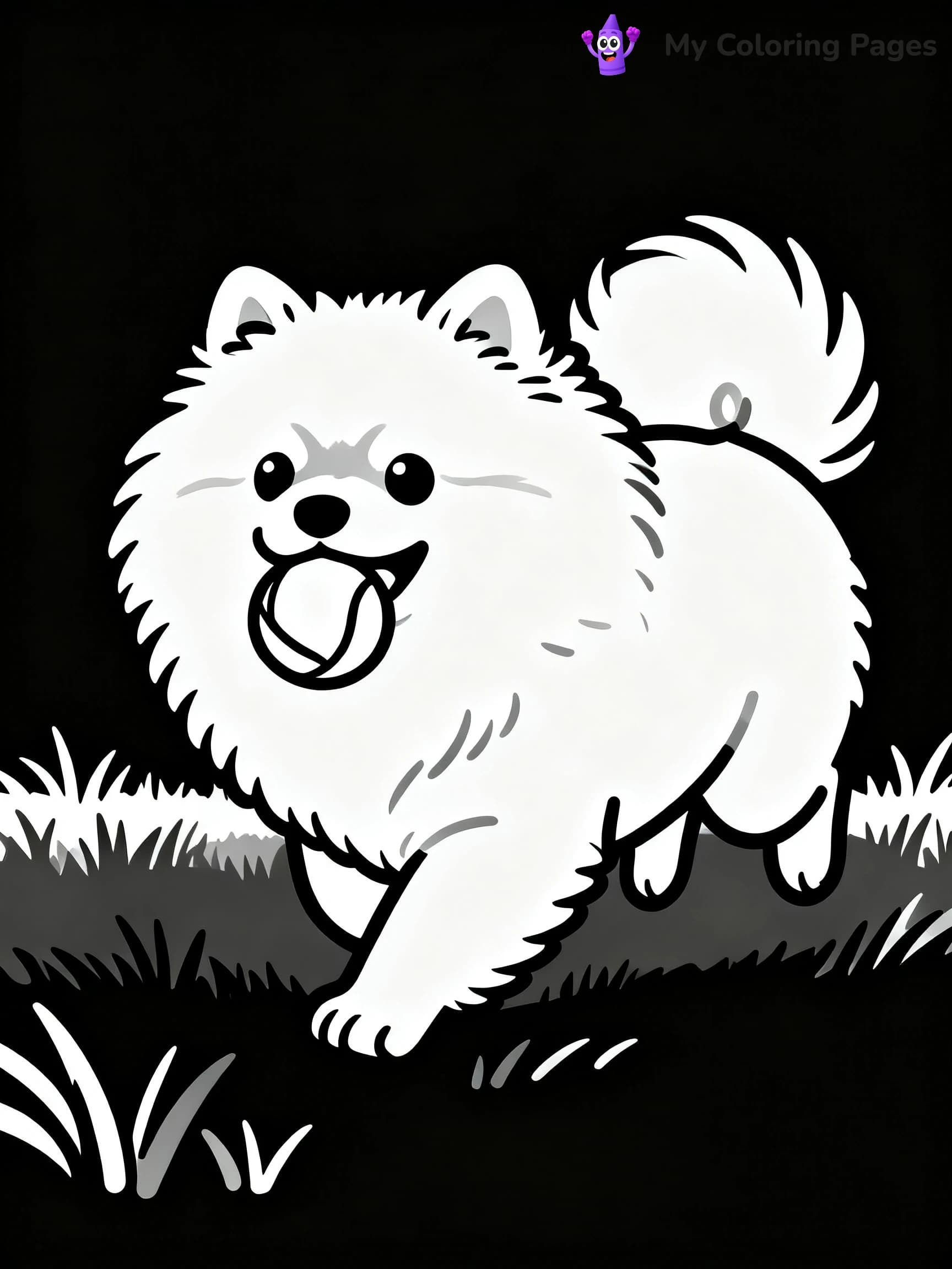 Pomeranian Coloring Pages - 20