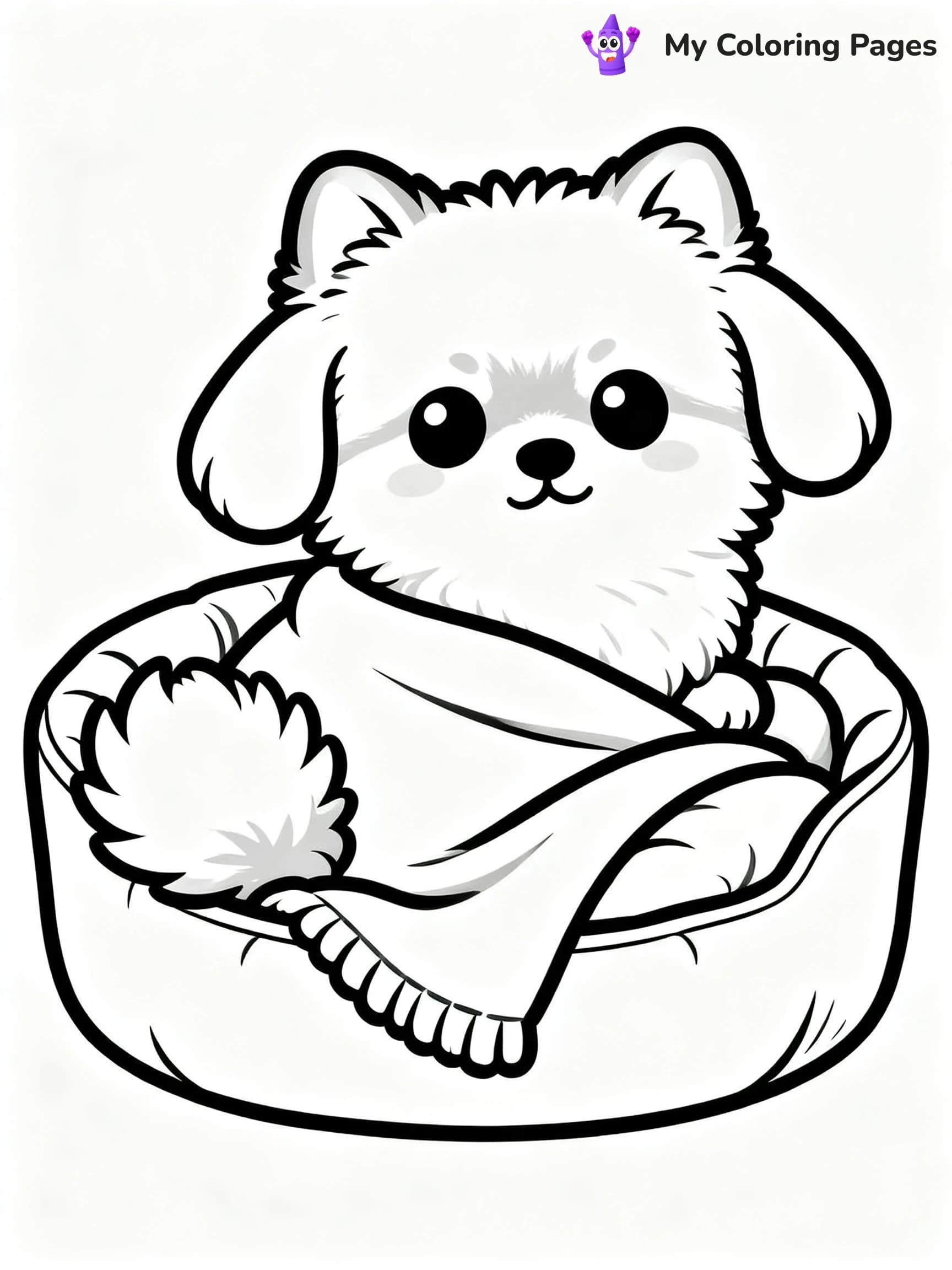 Pomeranian Coloring Pages - 8