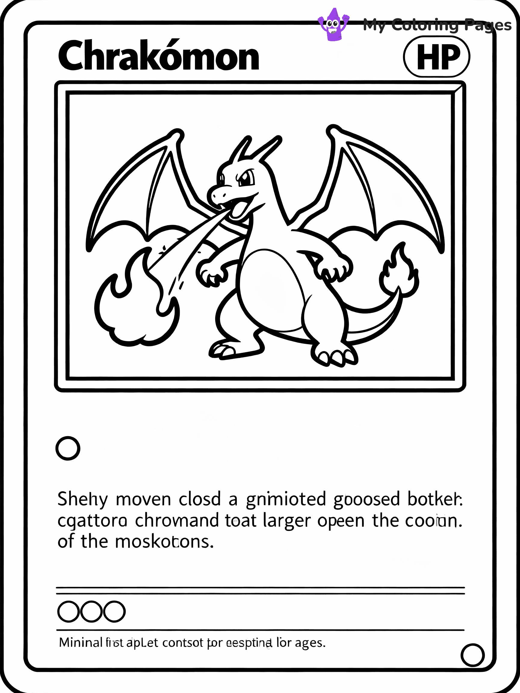 Pokemon Card Coloring Pages - 25