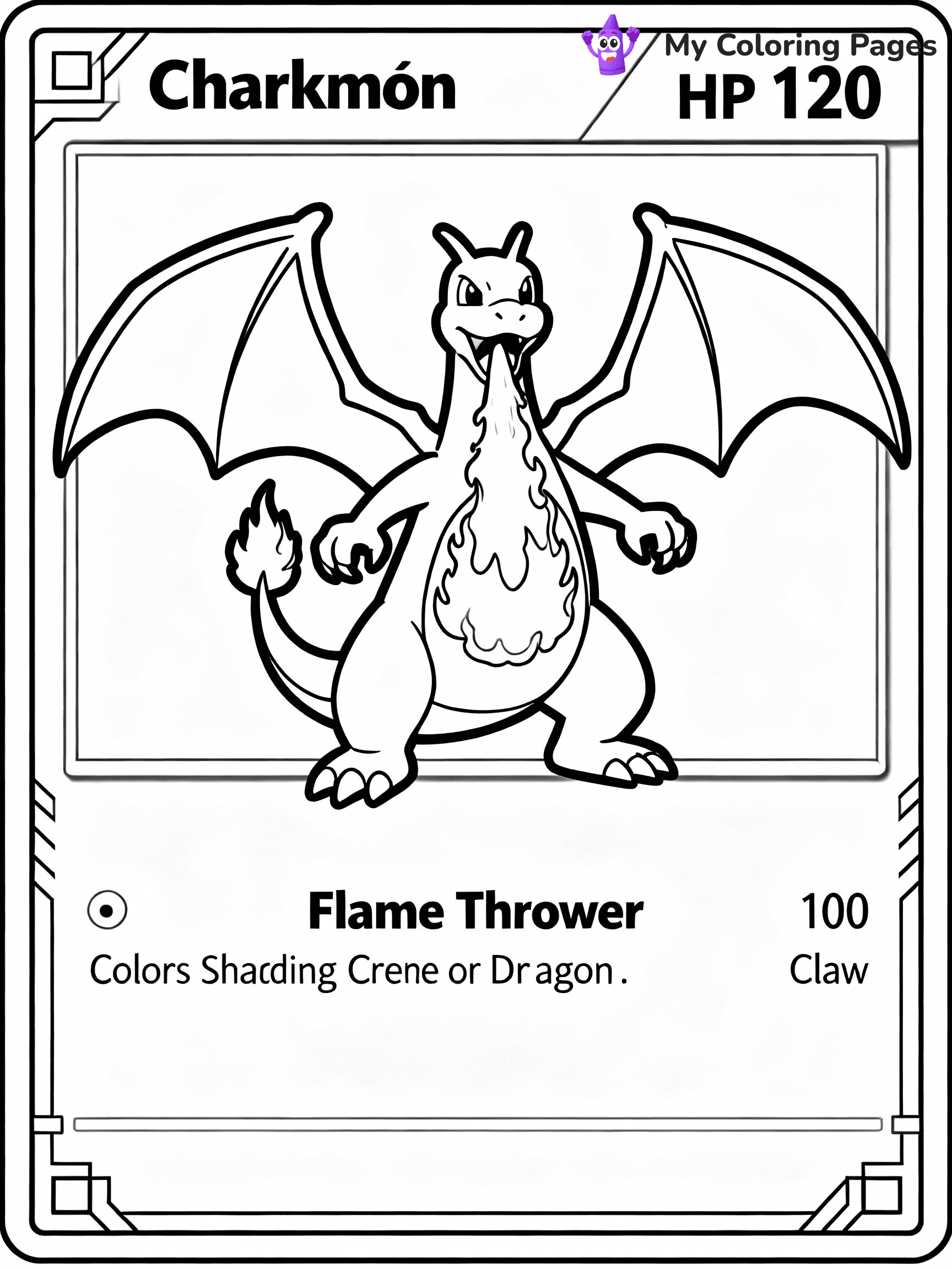 Pokemon Card Coloring Pages - 24