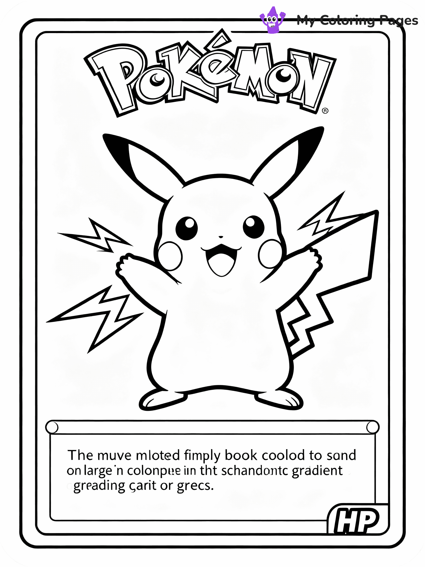 Pokemon Card Coloring Pages - 19