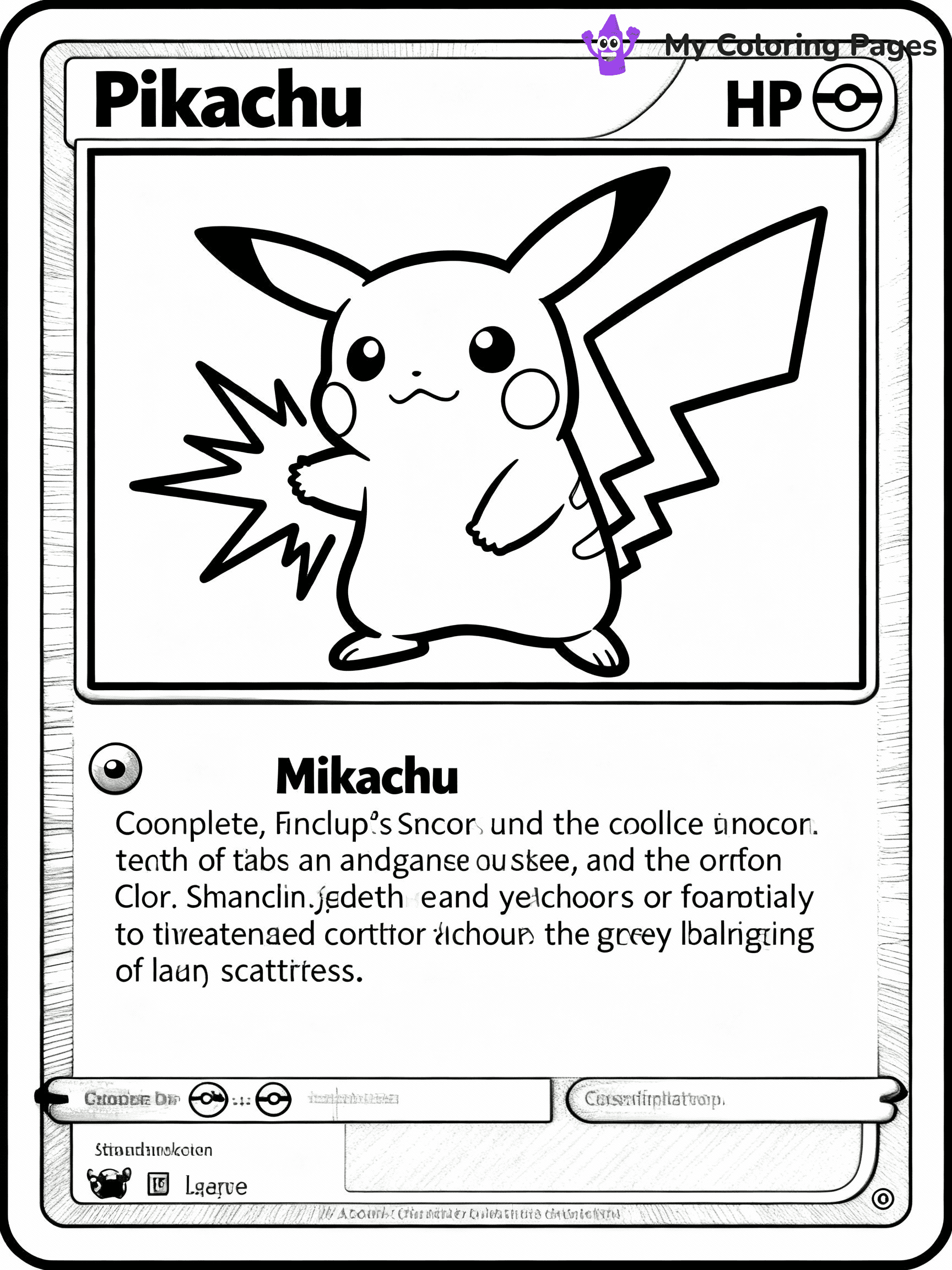 Pokemon Card Coloring Pages - 17