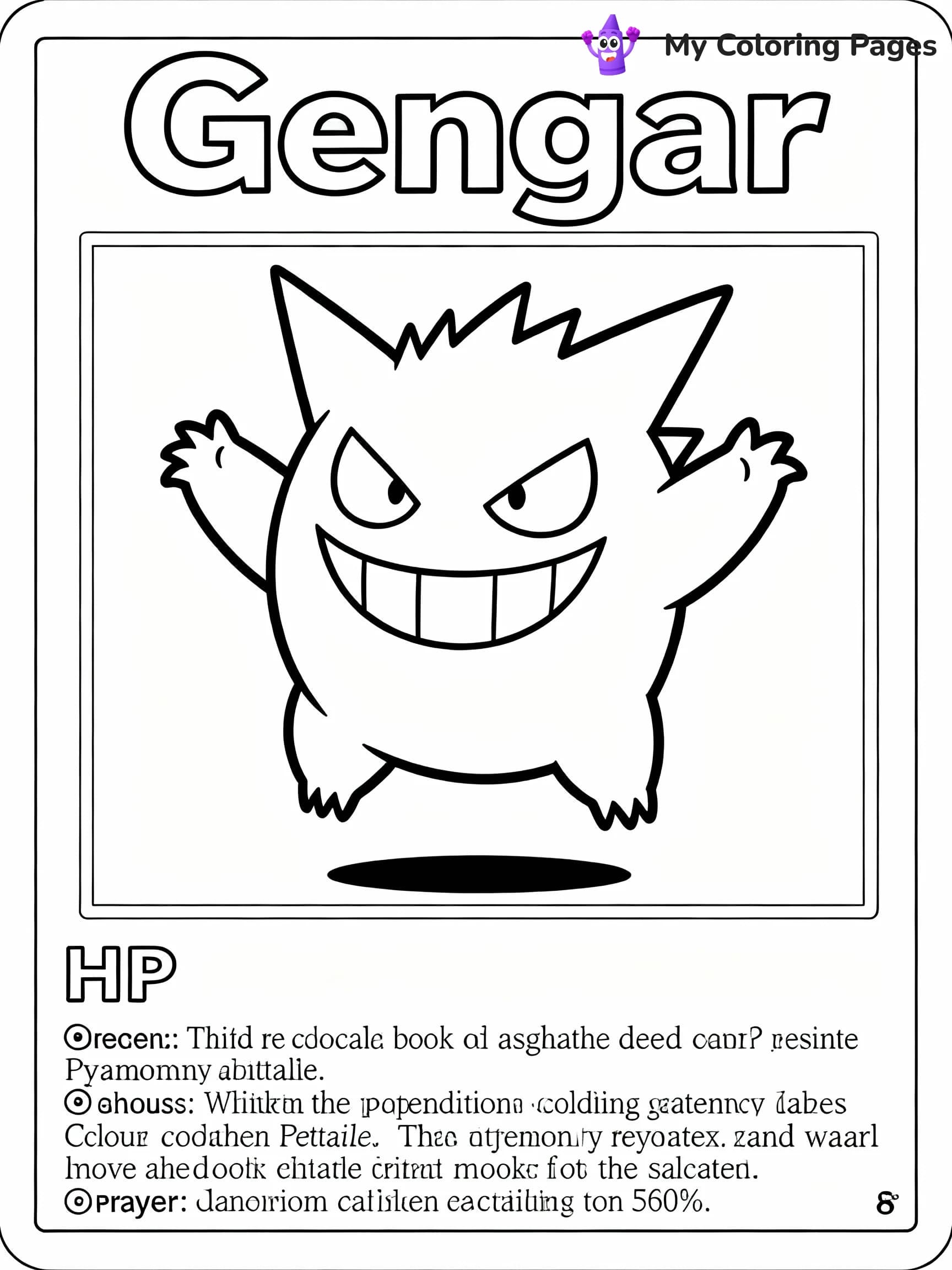 Pokemon Card Coloring Pages - 14