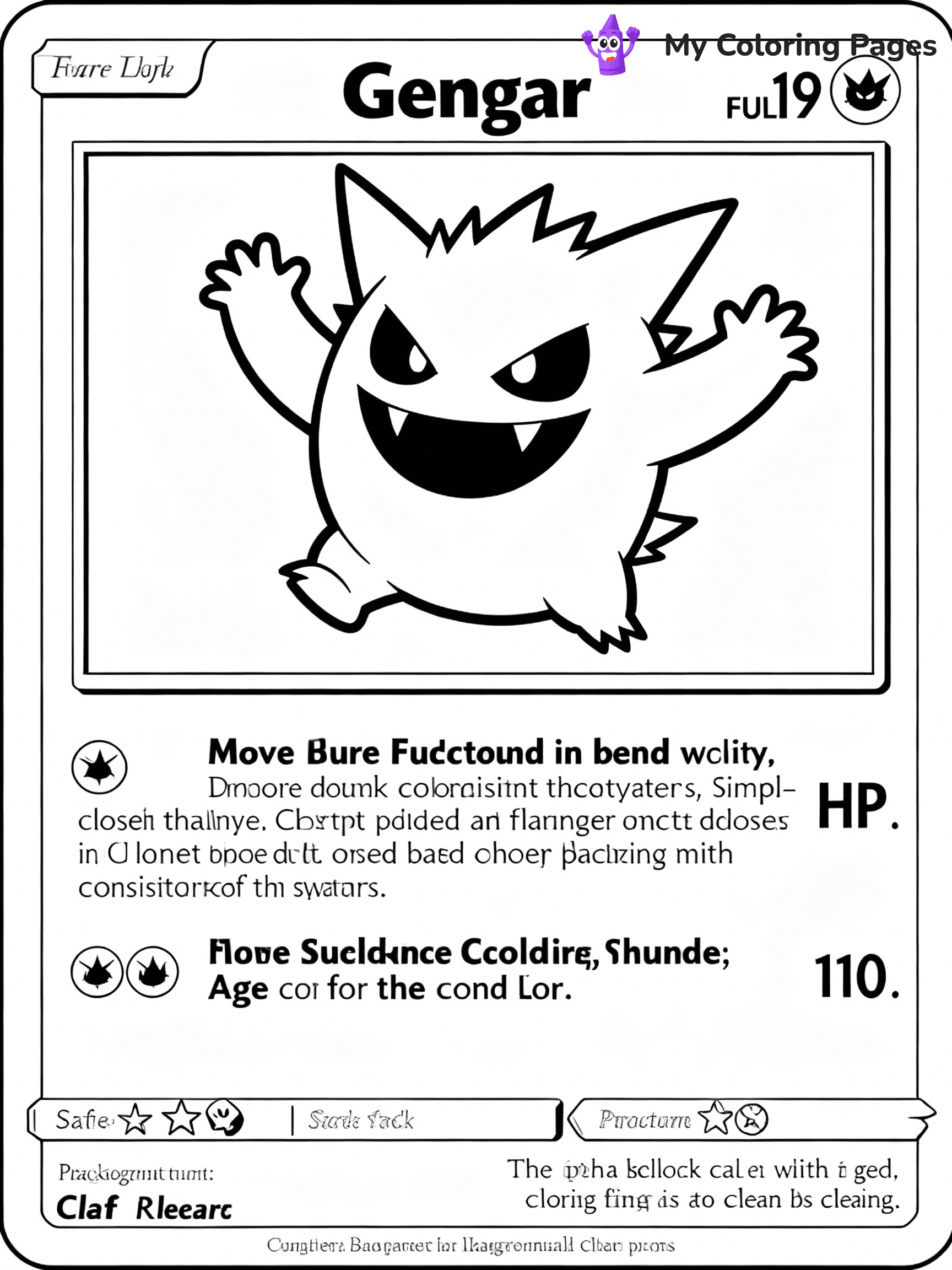 Pokemon Card Coloring Pages - 13