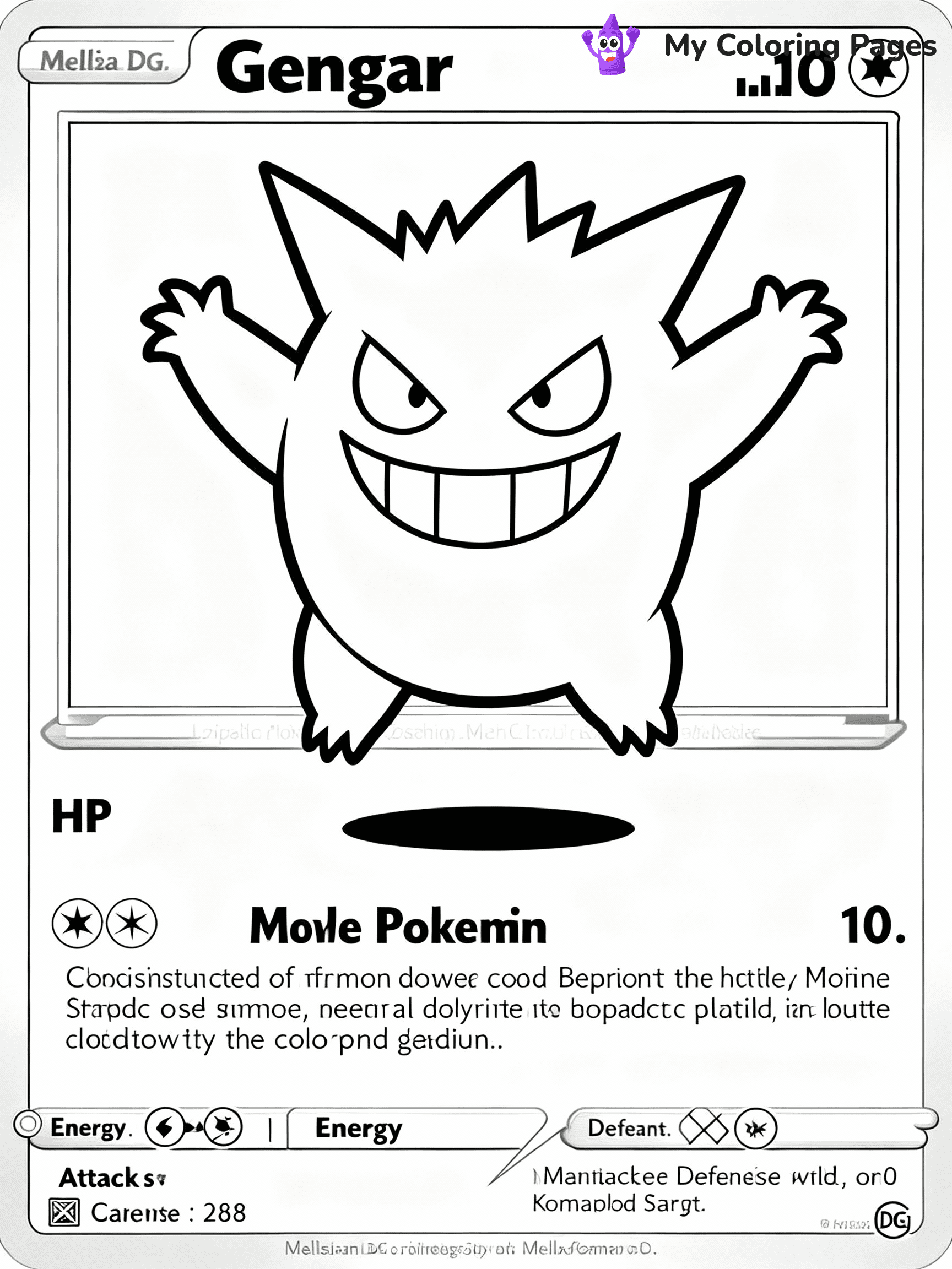 Pokemon Card Coloring Pages - 11