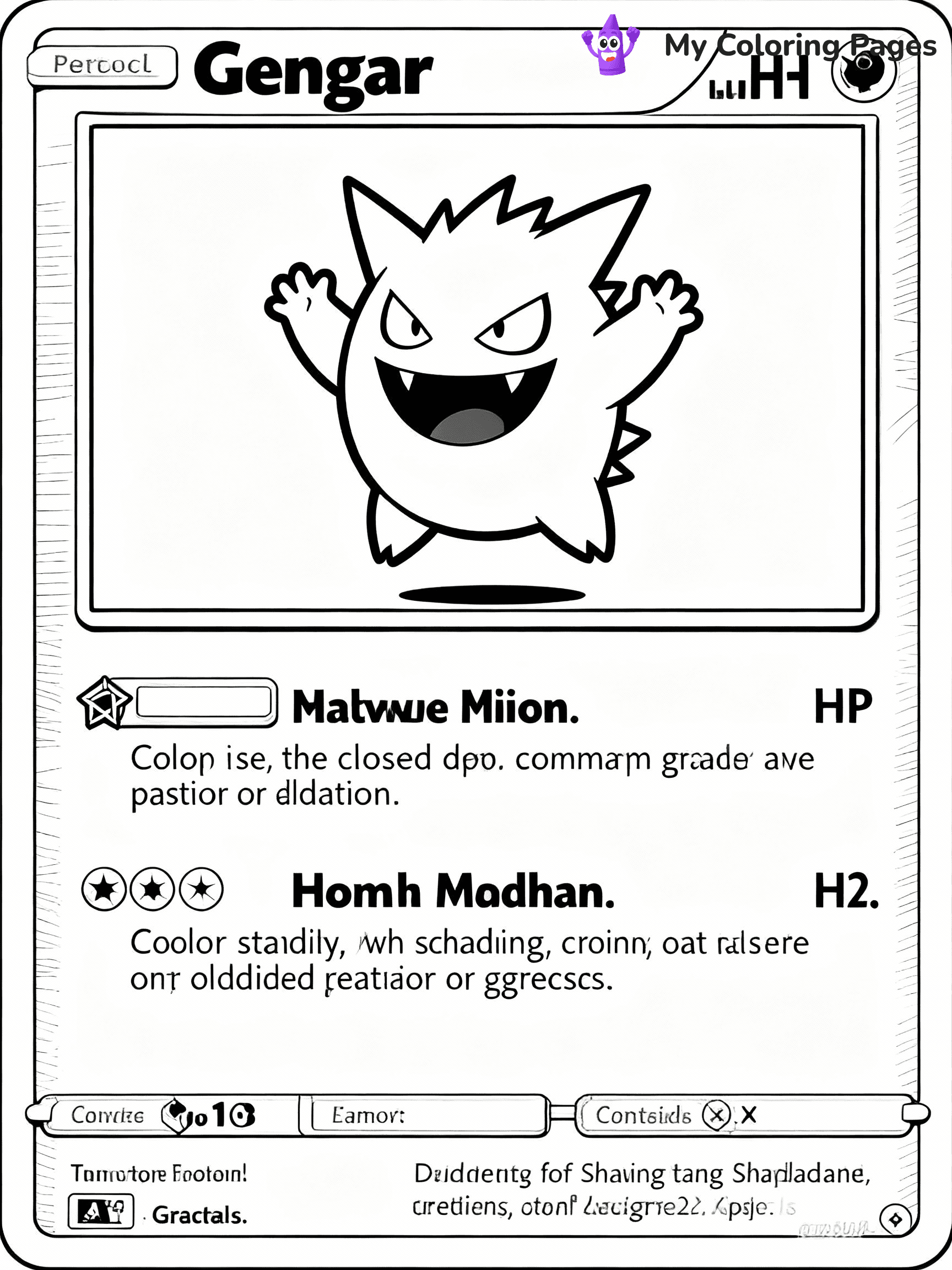 Pokemon Card Coloring Pages - 10