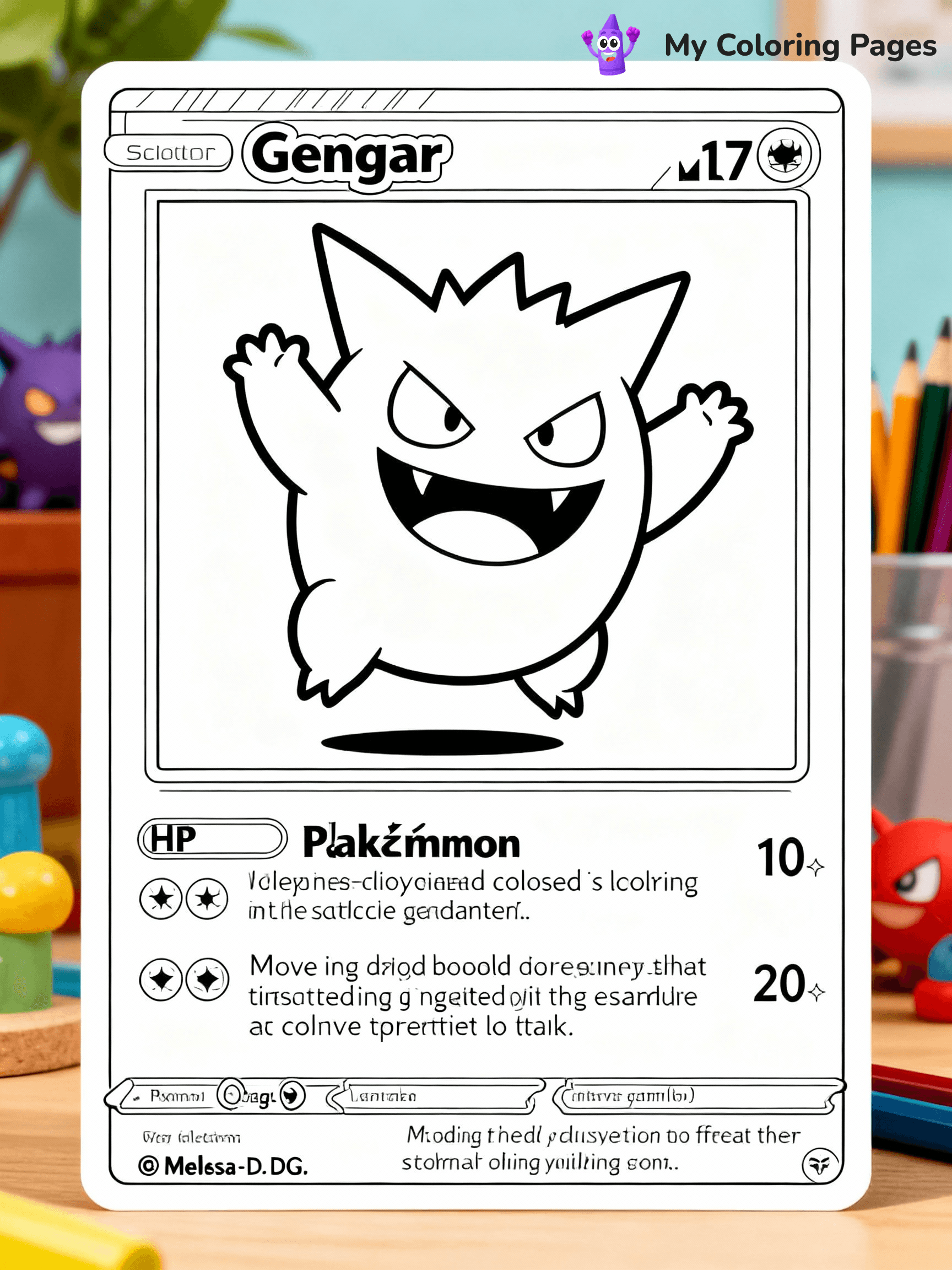 Pokemon Card Coloring Pages - 8