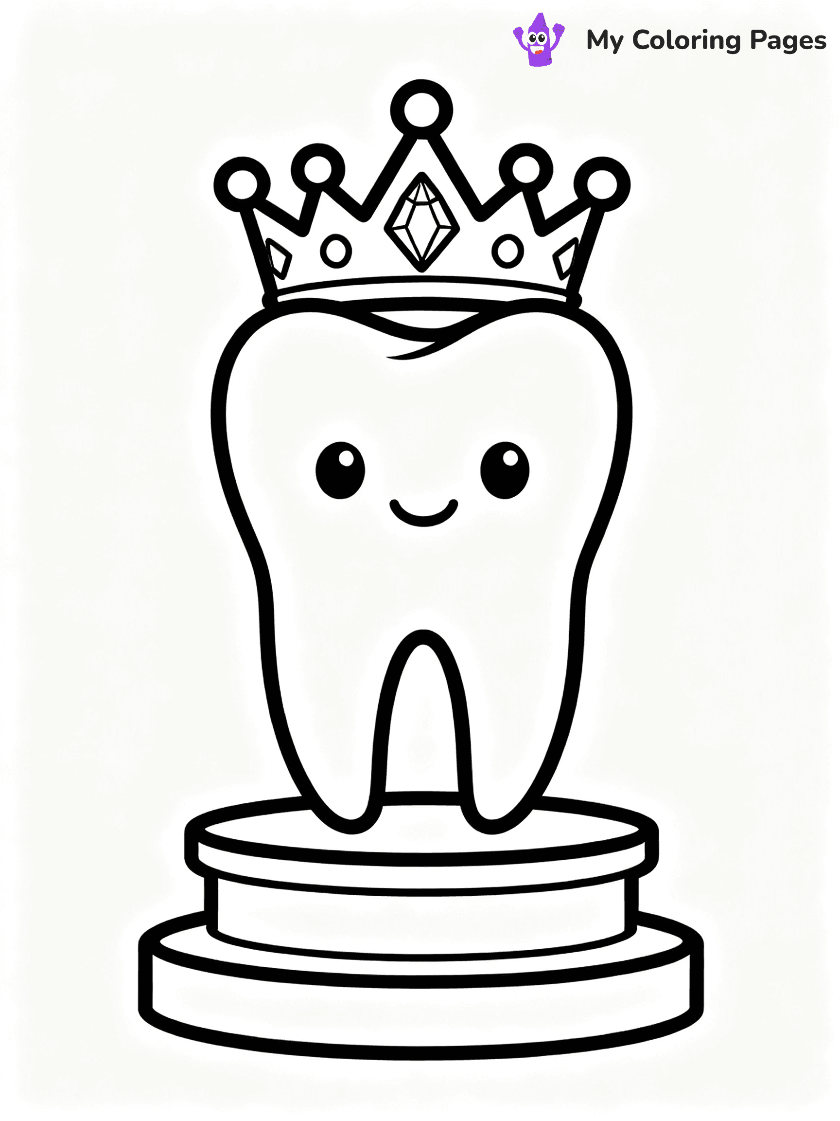 Brushing Teeth Coloring Pages - 23