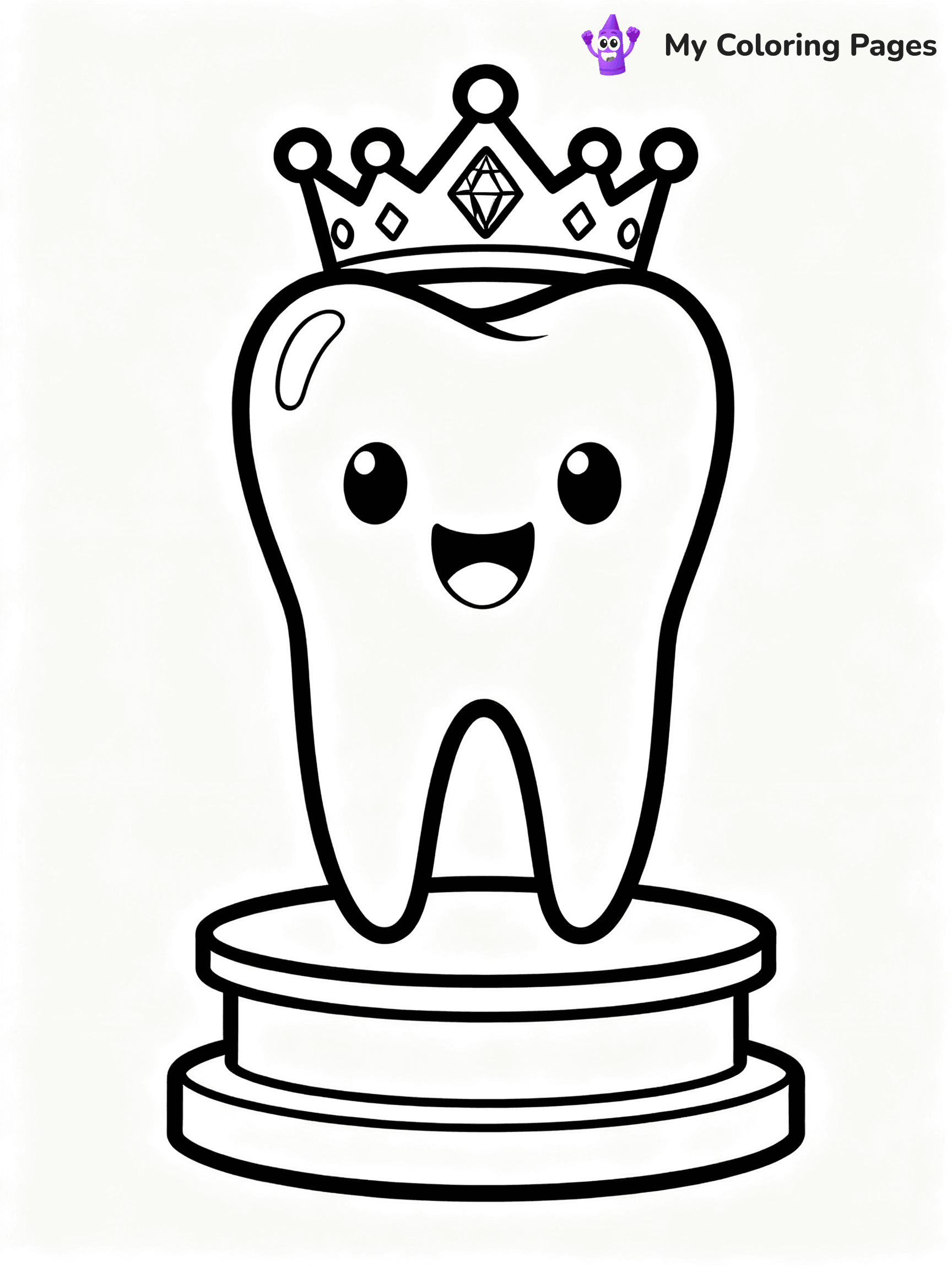 Brushing Teeth Coloring Pages - 22