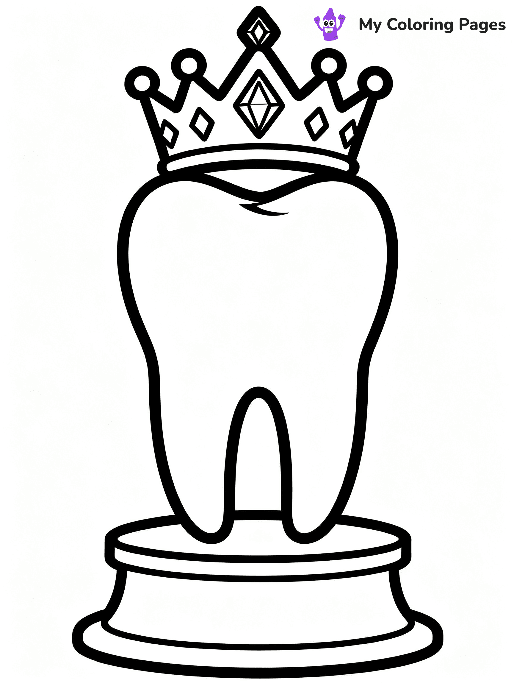 Brushing Teeth Coloring Pages - 4