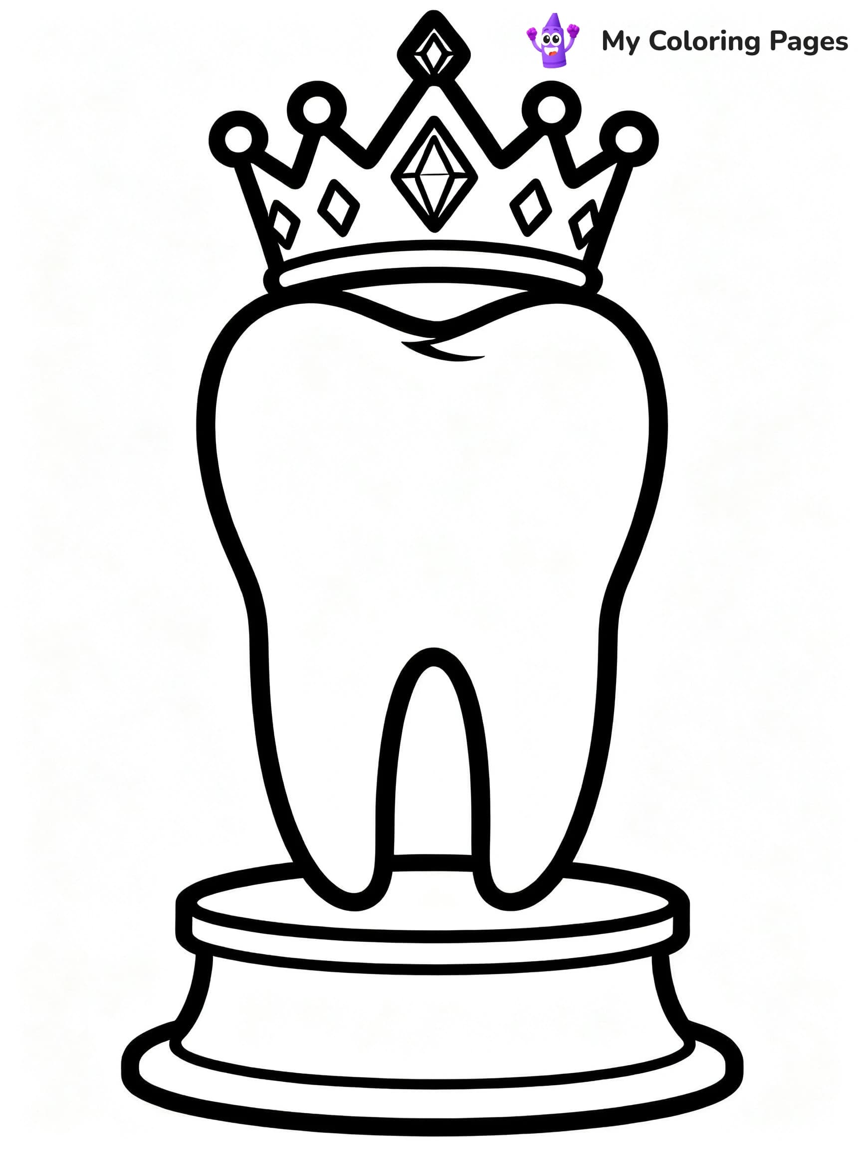 Brushing Teeth Coloring Pages - 4