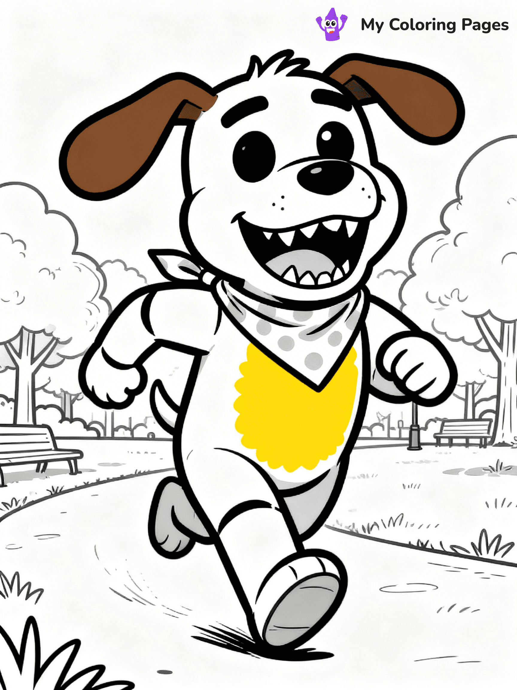 Dog Day Coloring Pages - 3
