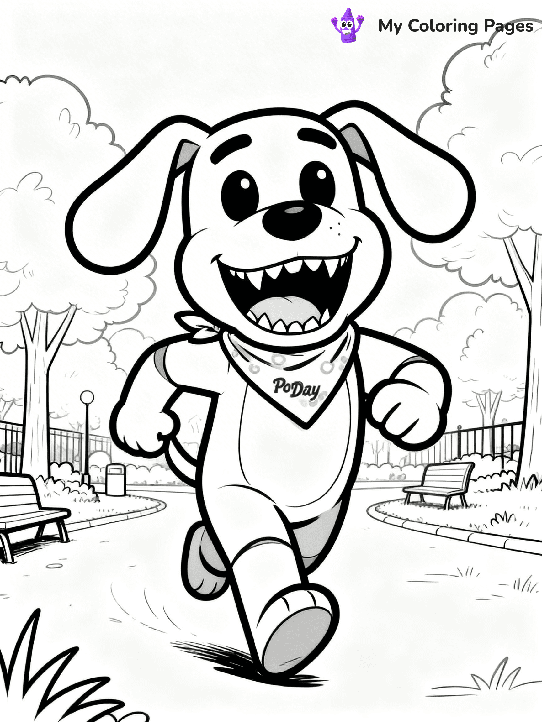 Dog Day Coloring Pages - 2