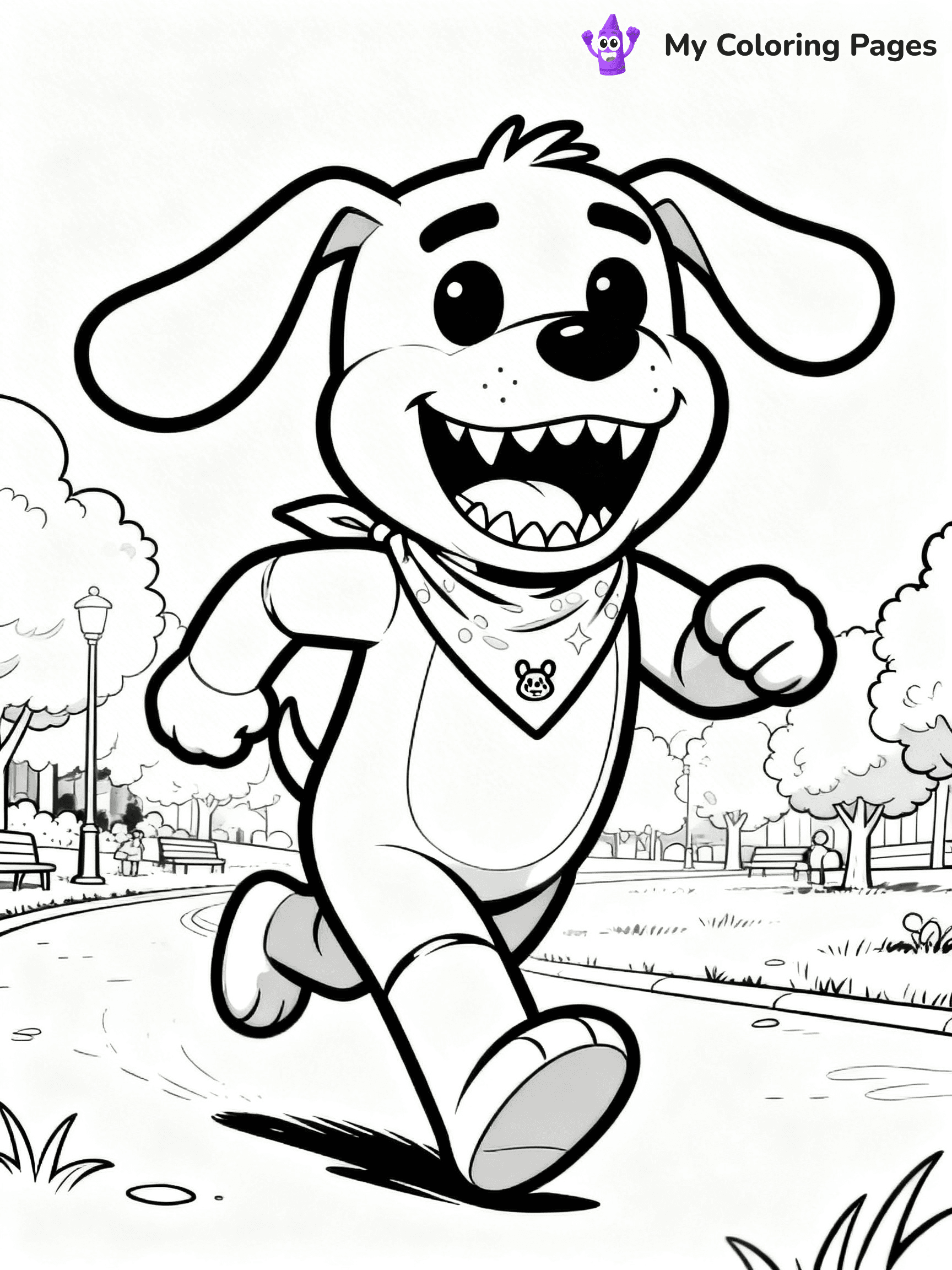 Dog Day Coloring Pages - 1