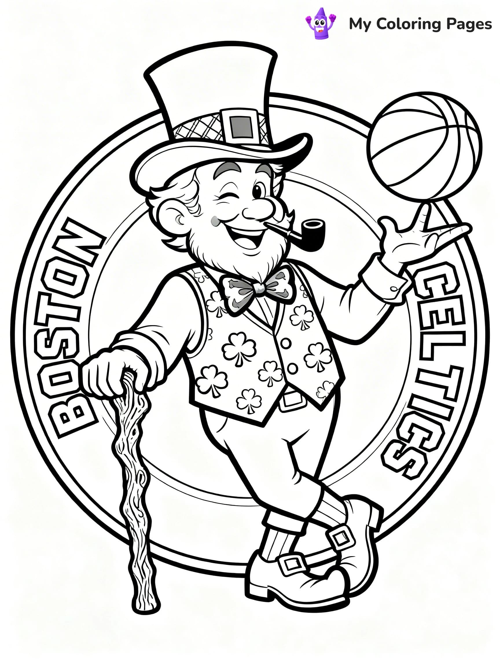 Logo NBA Coloring Pages - 14