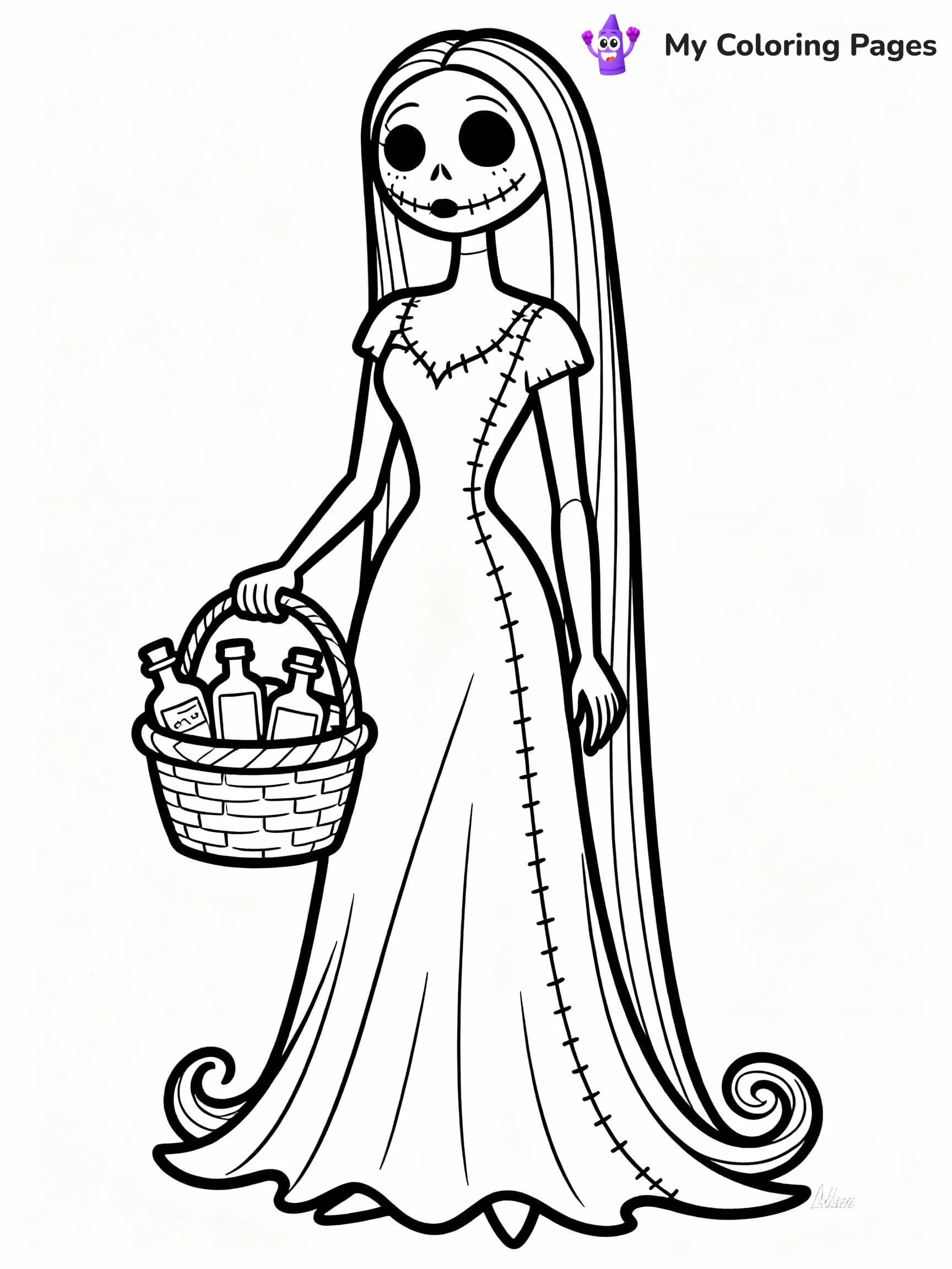 Nightmare Before Christmas Coloring Pages - 24
