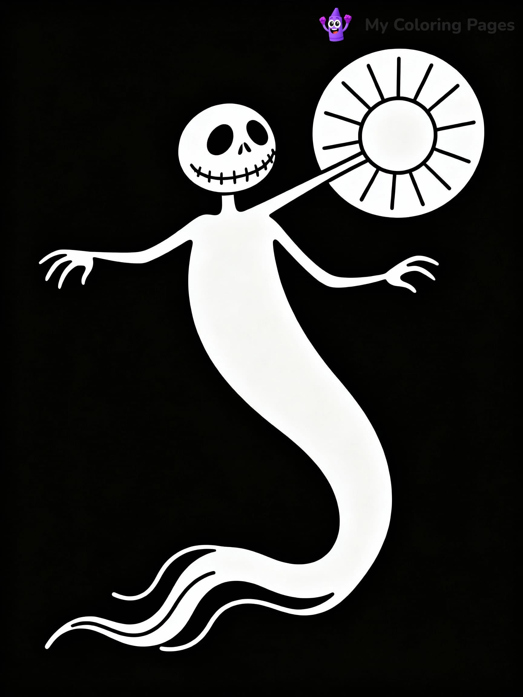 Nightmare Before Christmas Coloring Pages - 17
