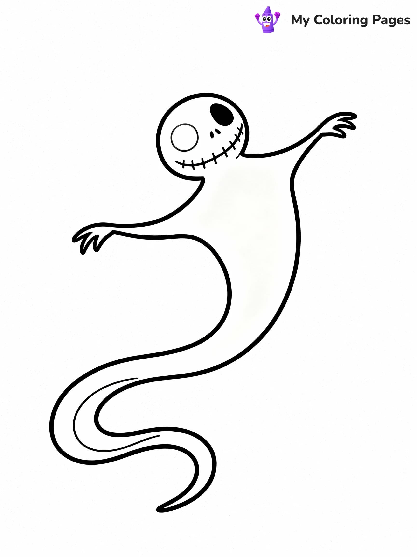 Nightmare Before Christmas Coloring Pages - 12