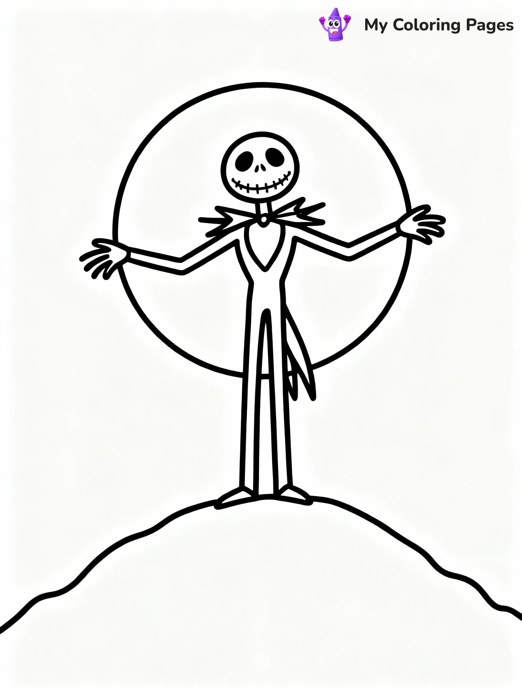 Nightmare Before Christmas Coloring Pages - 9