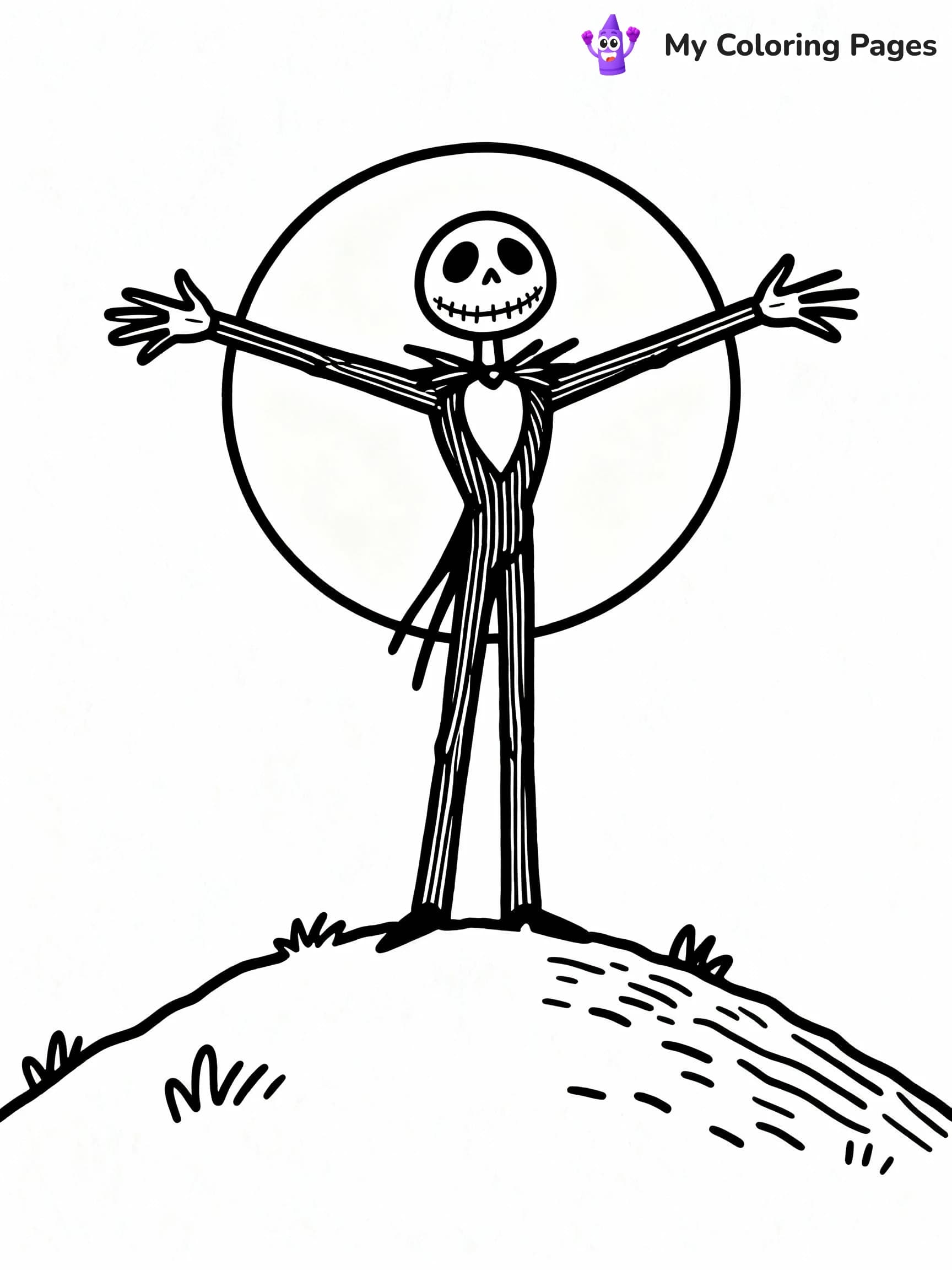 Nightmare Before Christmas Coloring Pages - 8
